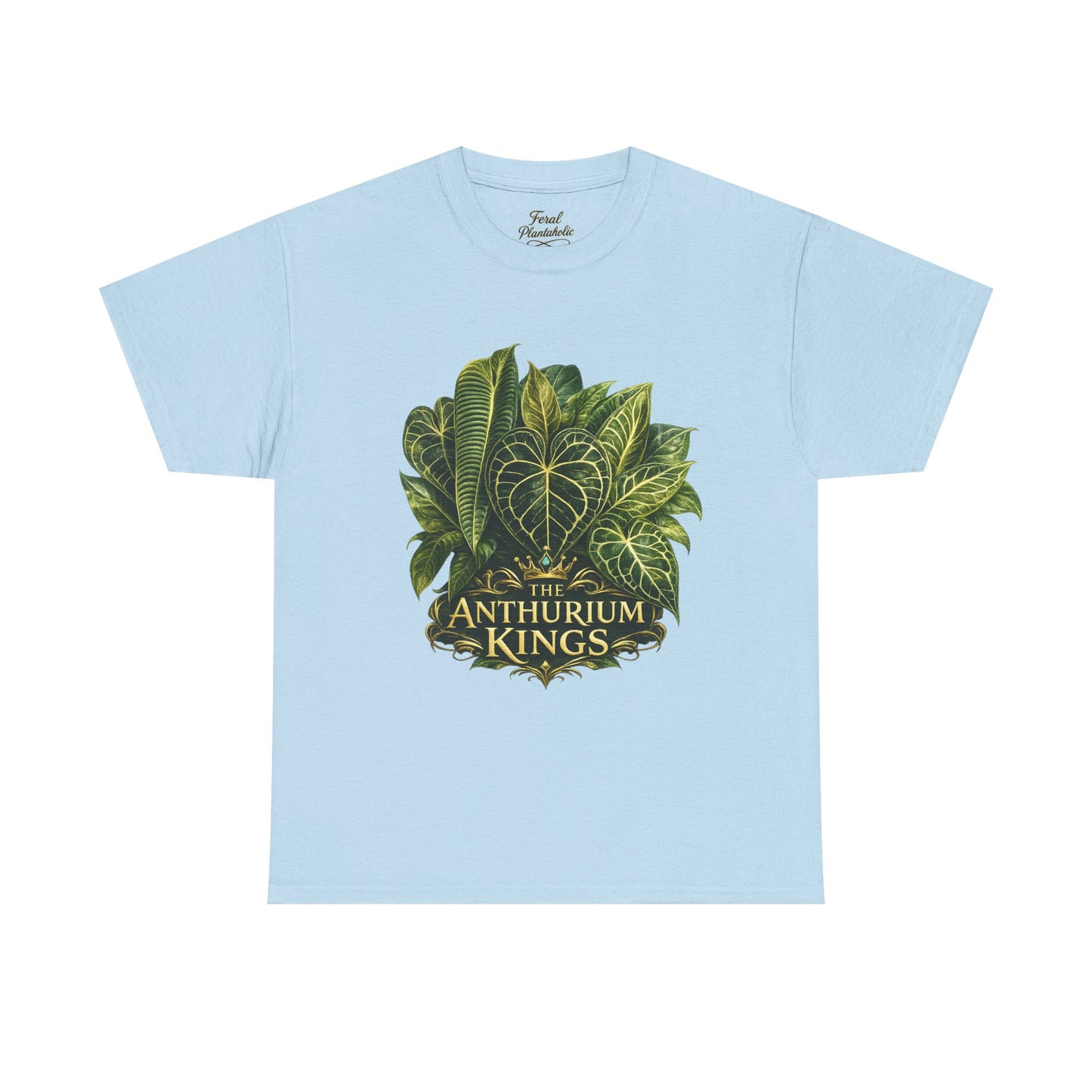 Anthurium Kings Tee — Botanical Green Leaf Plant Lover T-Shirt