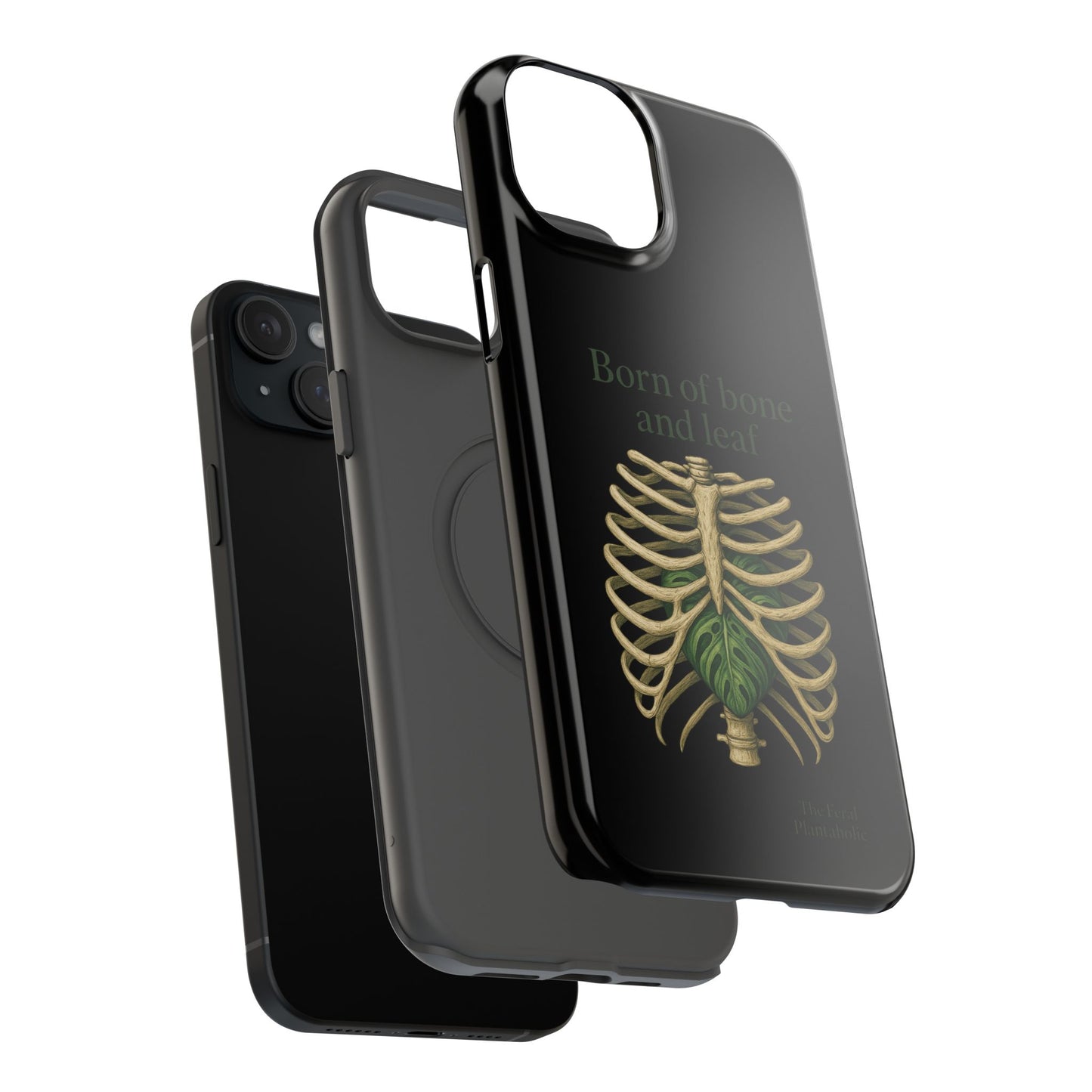 Born of Bone and Leaf Phone Case — Impact-Resistant iPhone Cover