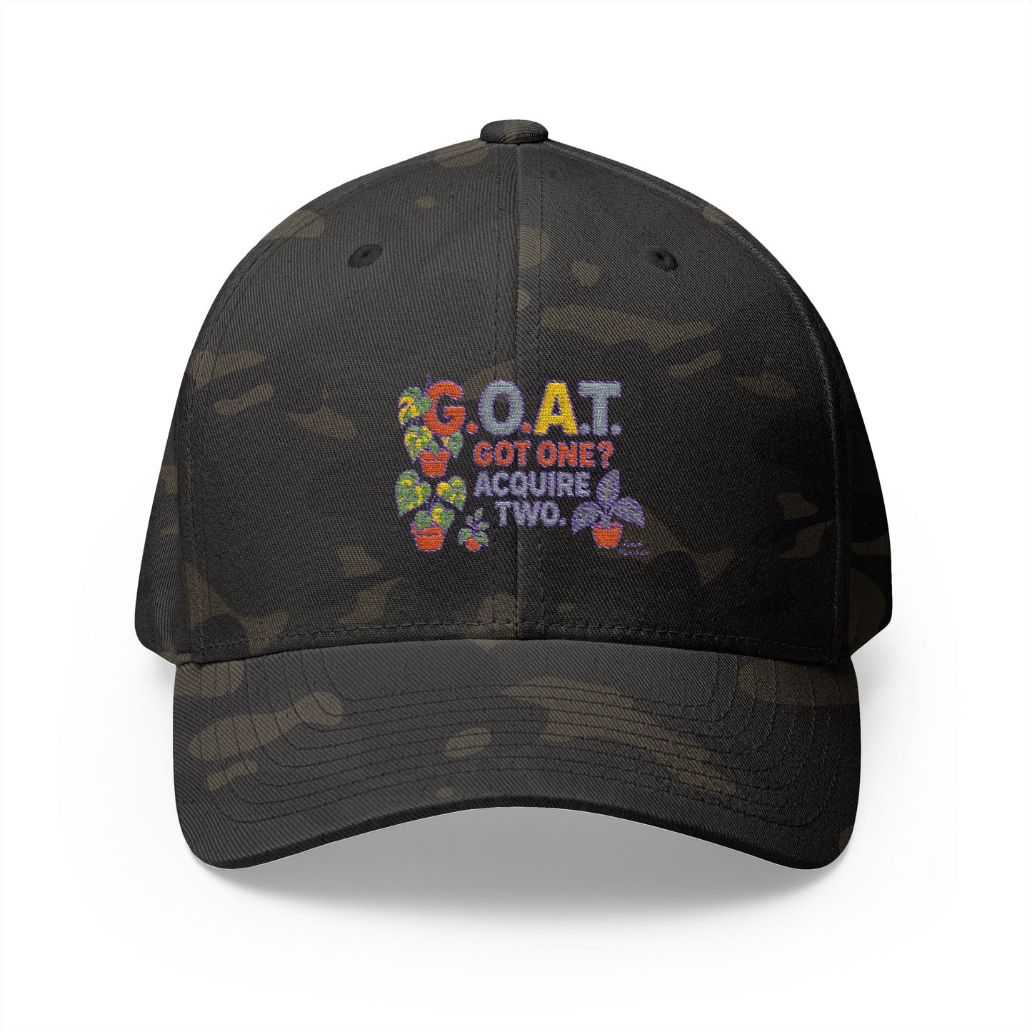 Embroidered Cap with Fun Design, Baseball Hat, G.O.A.T. Hat, Outdoor Gear, Gift for Sports Lovers, Adjustable Hat