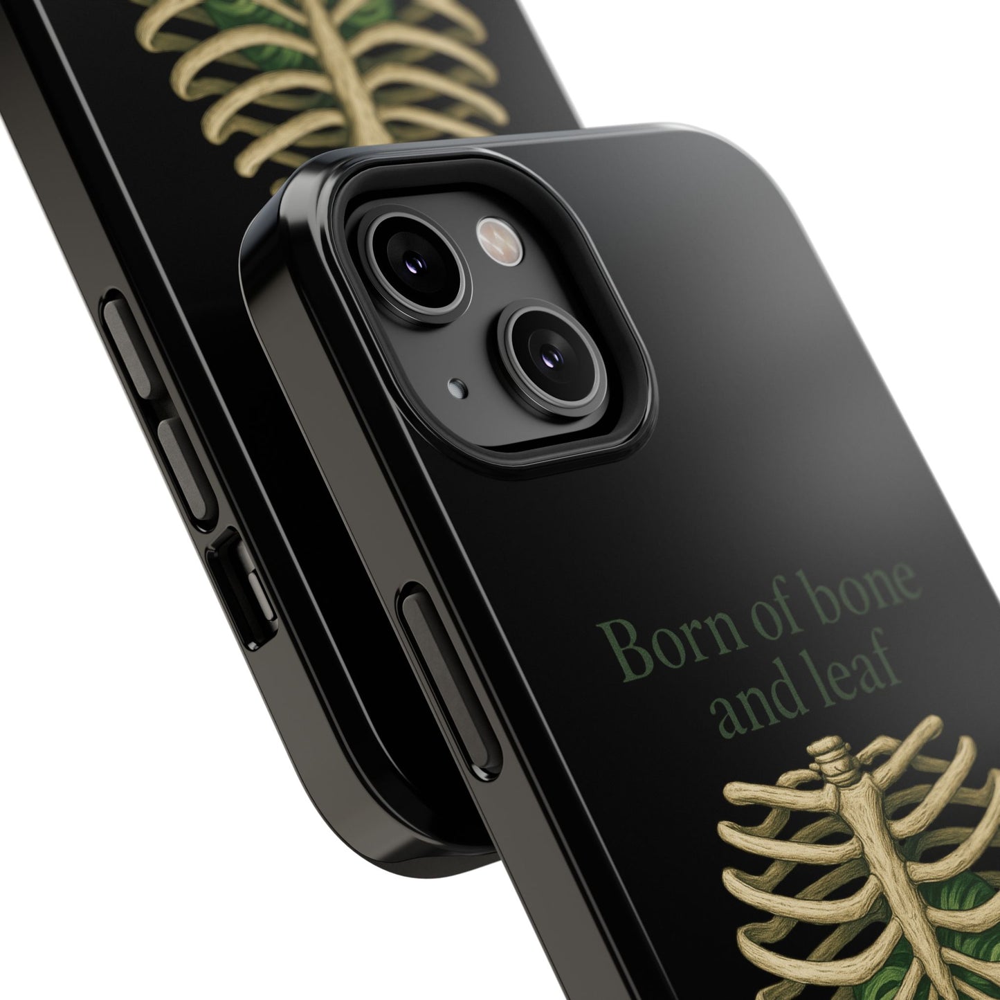 Born of Bone and Leaf Phone Case — Impact-Resistant iPhone Cover