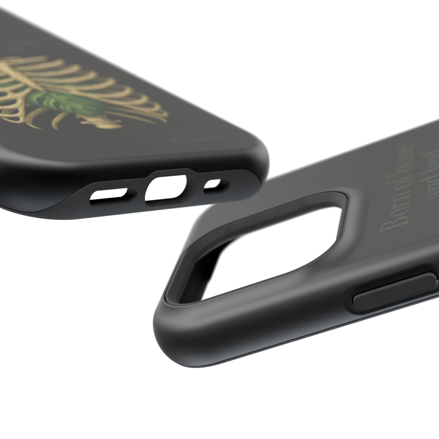 Born of Bone and Leaf Phone Case — Impact-Resistant iPhone Cover