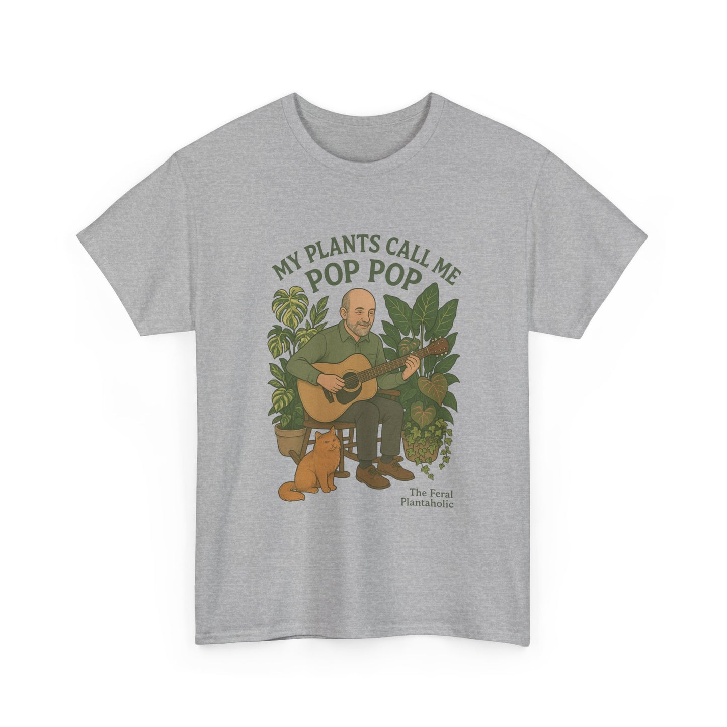 My Plants Call Me Pop Pop Tee, Unisex Cotton Shirt for Plant Lovers, Gift for Father's Day, Gardening T-Shirt, Casual Everyday Wear, [...]
