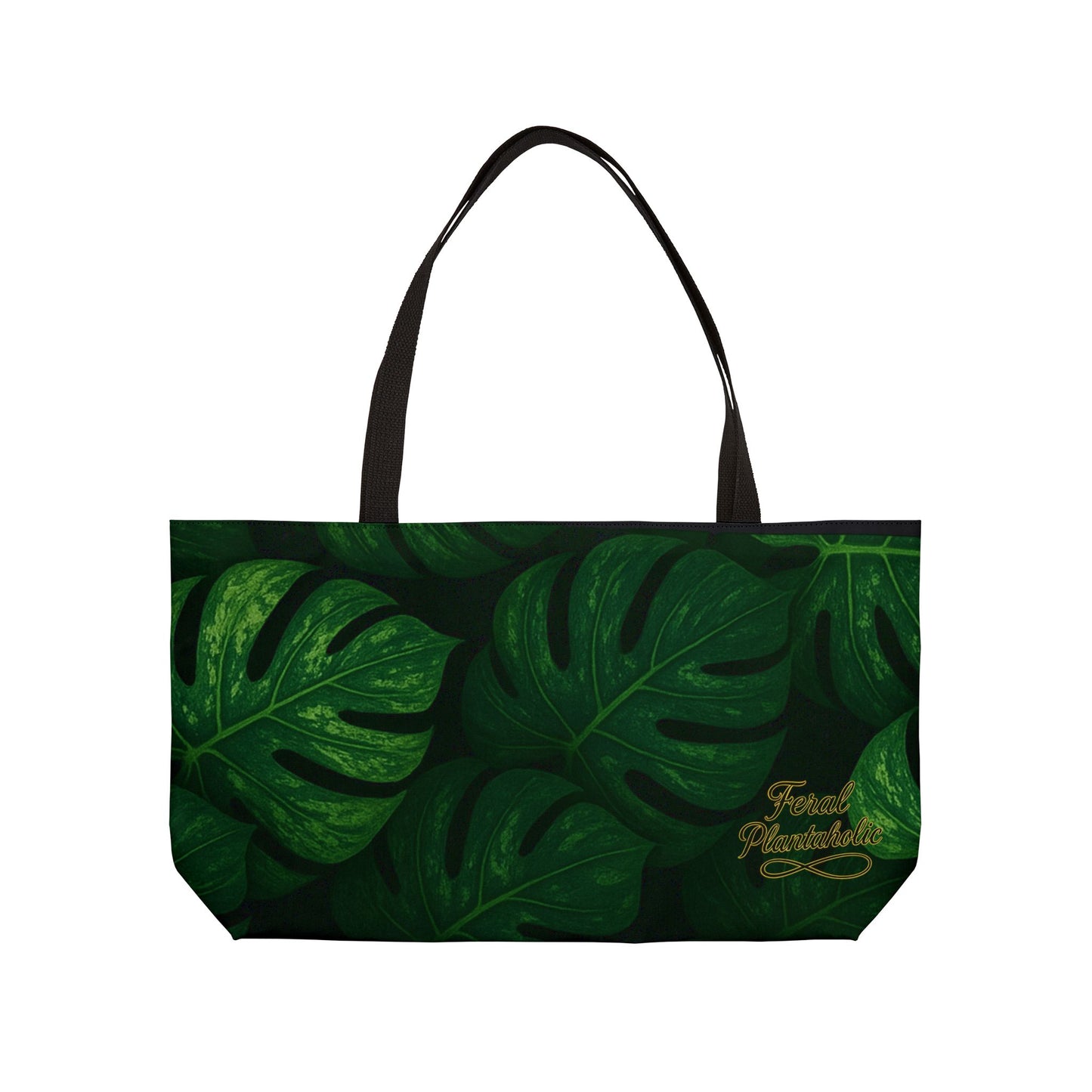 Tropical Leaf Weekender Tote Bag | Perfect for Travel, Beach & Summer Vibes
