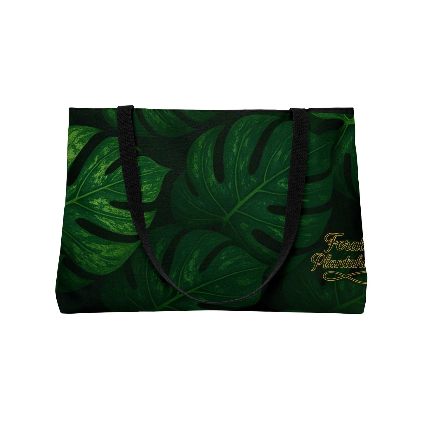 Tropical Leaf Weekender Tote Bag | Perfect for Travel, Beach & Summer Vibes