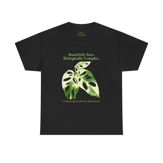 Monstera 'Beautifully Rare' Awareness Tee — Cornelia de Lange Syndrome