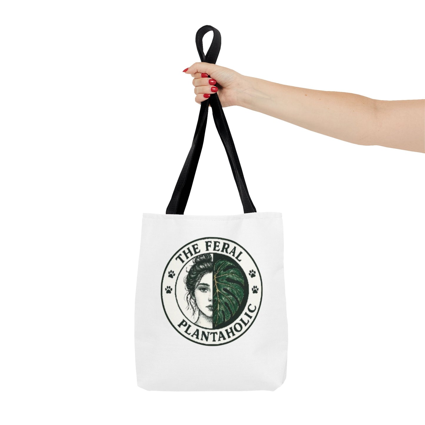Feral Plantaholic Tote Bag | Eco-Friendly Grocery Bag, Gift for Plant Lovers, Boho Style, Greenery Accessories