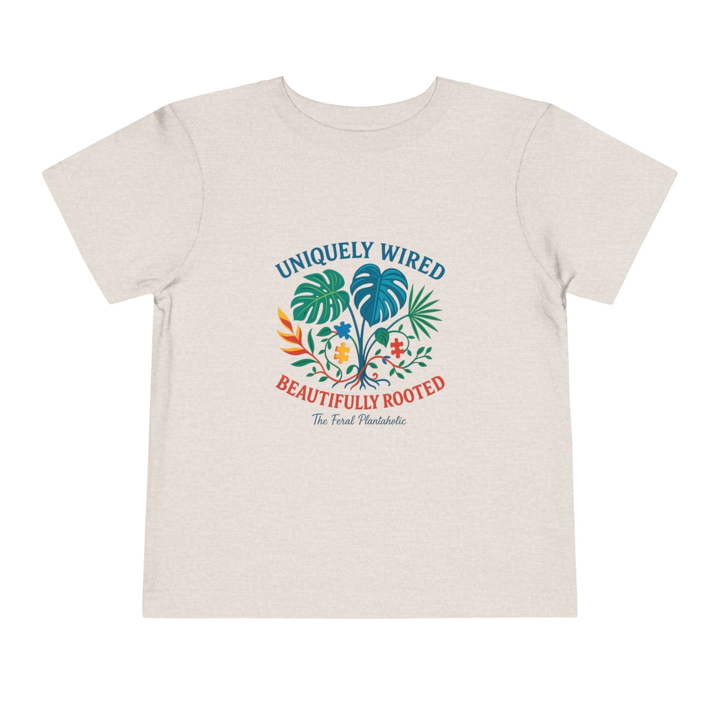 Tropical Vibes Toddler Tee - Uniquely Wired, Beautifully Rooted