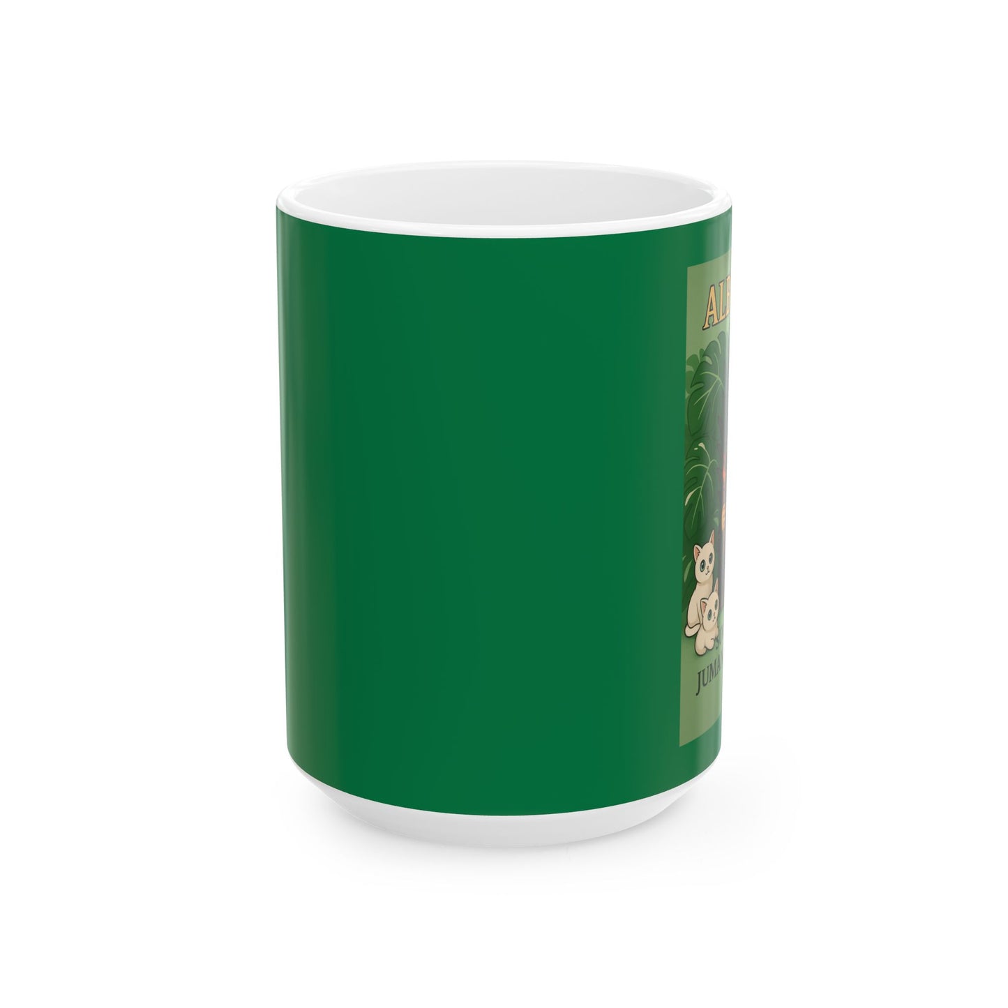 Ceramic Mug — Tropical Sloth Jungle Coffee Cup (11oz & 15oz)