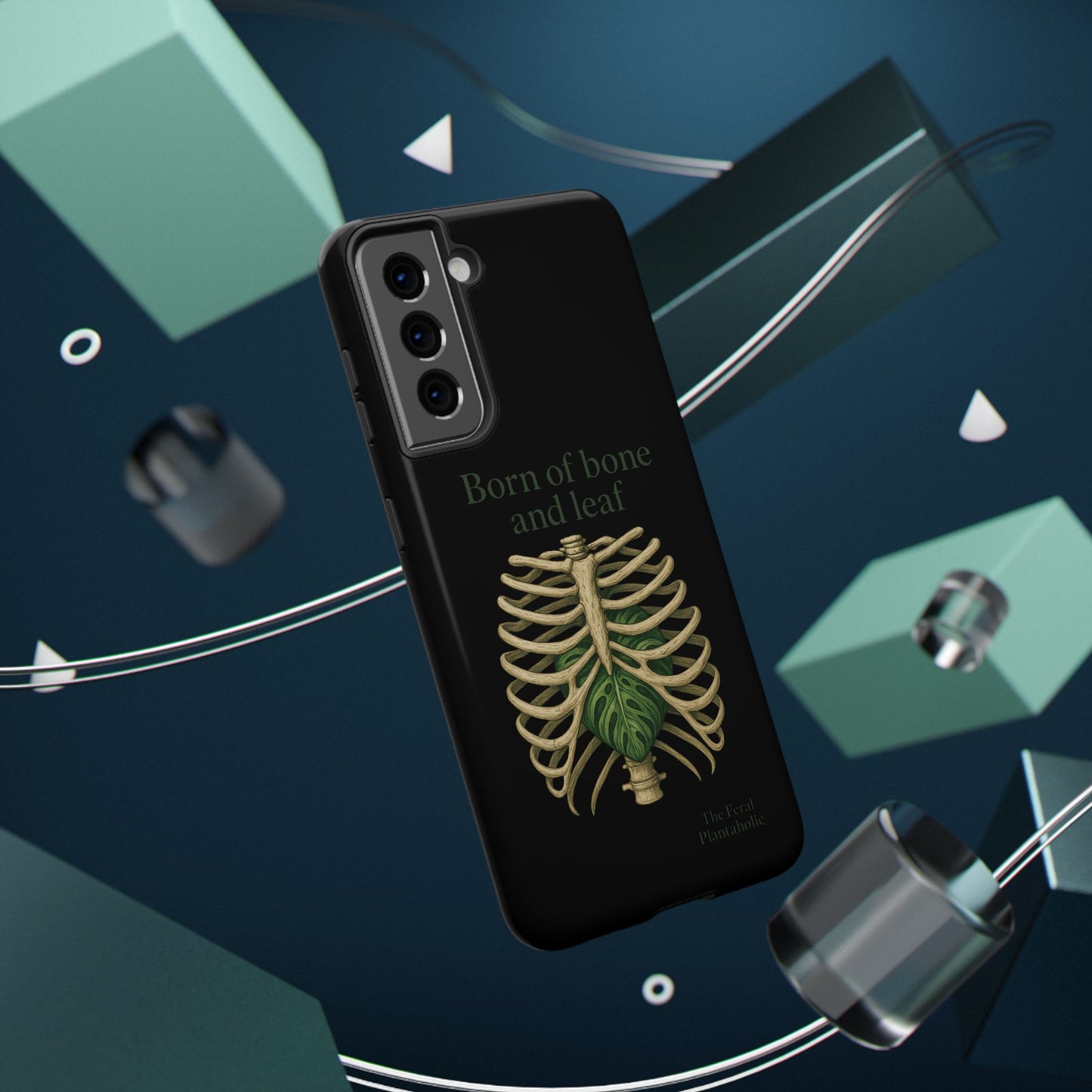 Born of Bone and Leaf Phone Case — Impact-Resistant iPhone Cover