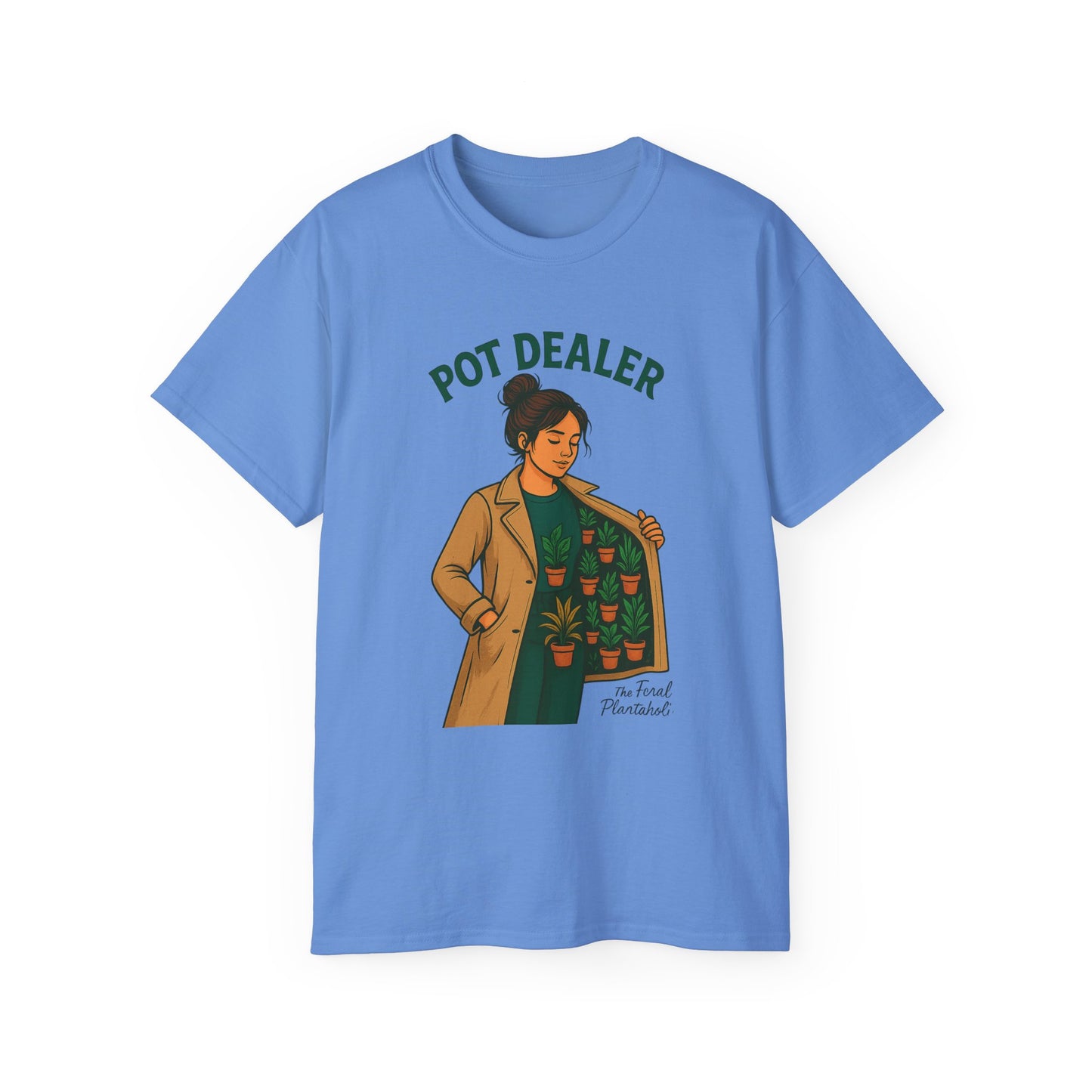 Pot Dealer Unisex Tee - Fun Plant Lover Gift, Gardening Shirt, Cute T-Shirt for Herb Enthusiasts, Plant Lover Apparel, Nature Lover Style