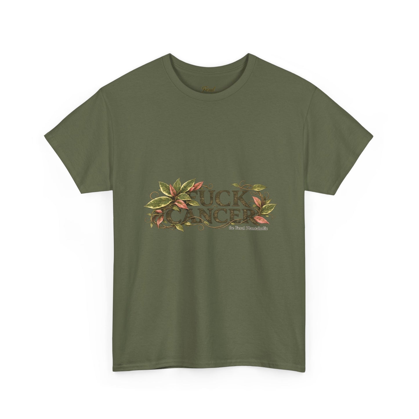 Cancer Survivor Floral Tee — "Fuck Cancer" Awareness T‑Shirt
