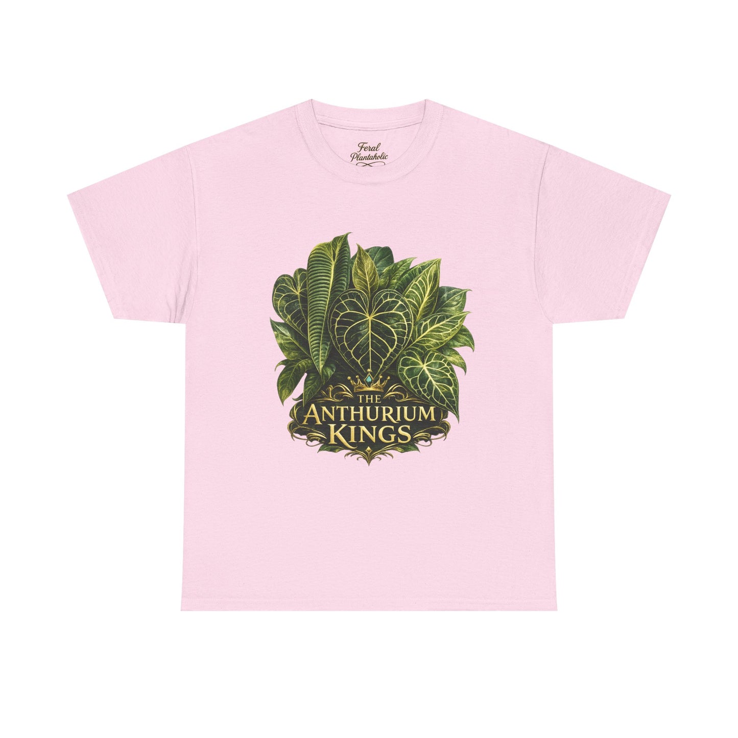 Anthurium Kings Tee — Botanical Green Leaf Plant Lover T-Shirt