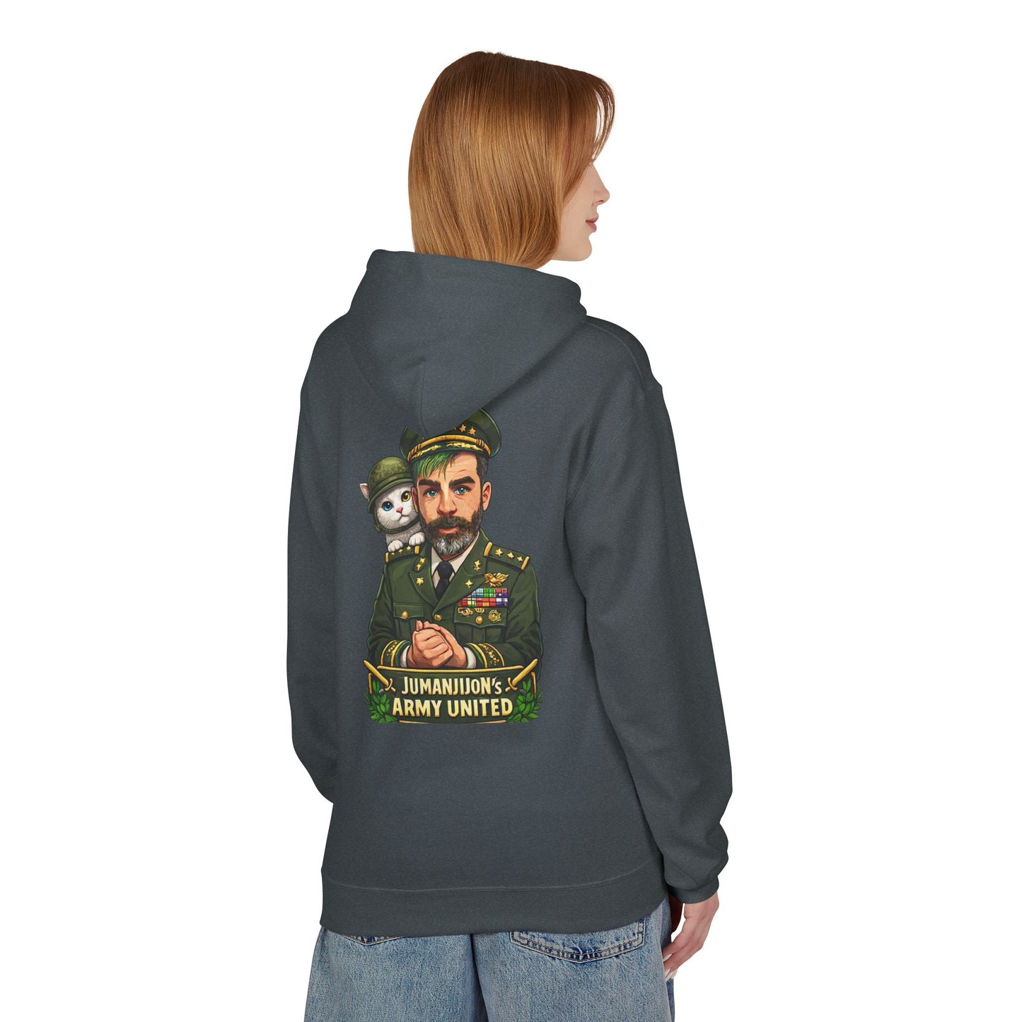 JUMANGIJON ARMY Hoodie — Jumanjiun’s Army United Graphic Hoodie (White)