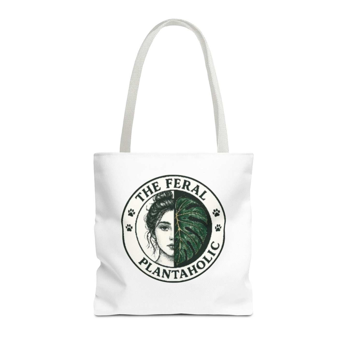 Feral Plantaholic Tote Bag | Eco-Friendly Grocery Bag, Gift for Plant Lovers, Boho Style, Greenery Accessories