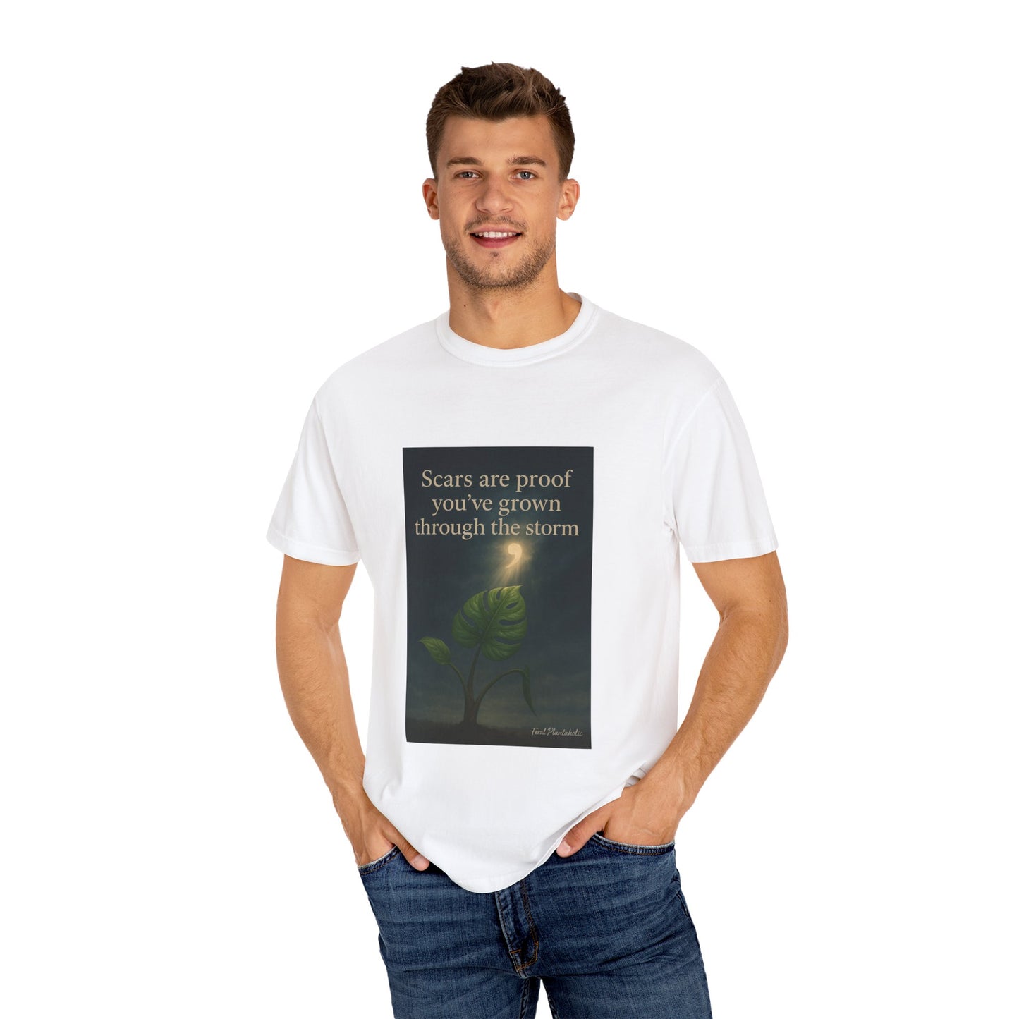 Inspiring Growth T-Shirt - Scars are Proof, Perfect for Motivational Gifts, Self-Care, Encouragement, Unisex Apparel