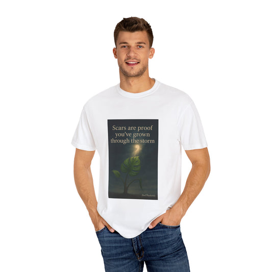 Inspiring Growth T-Shirt - Scars are Proof, Perfect for Motivational Gifts, Self-Care, Encouragement, Unisex Apparel