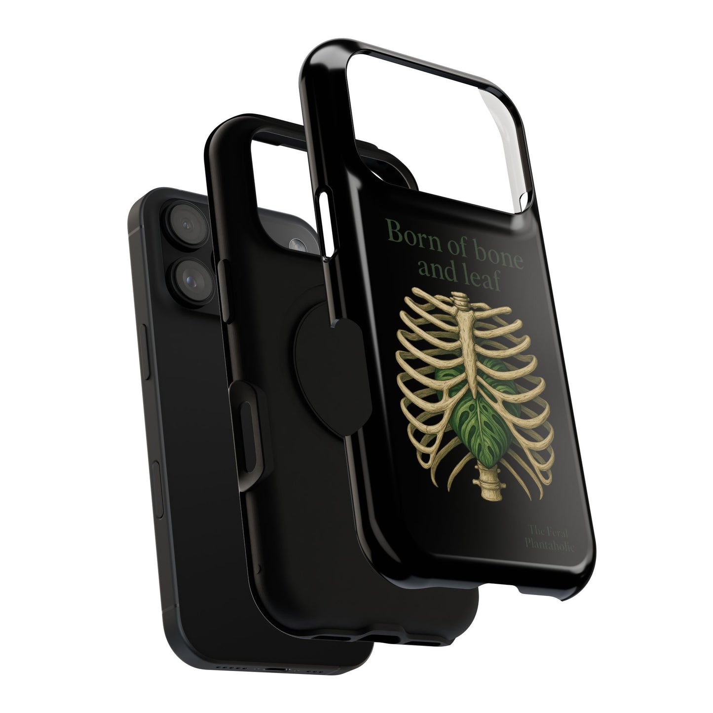 Born of Bone and Leaf Phone Case — Impact-Resistant iPhone Cover