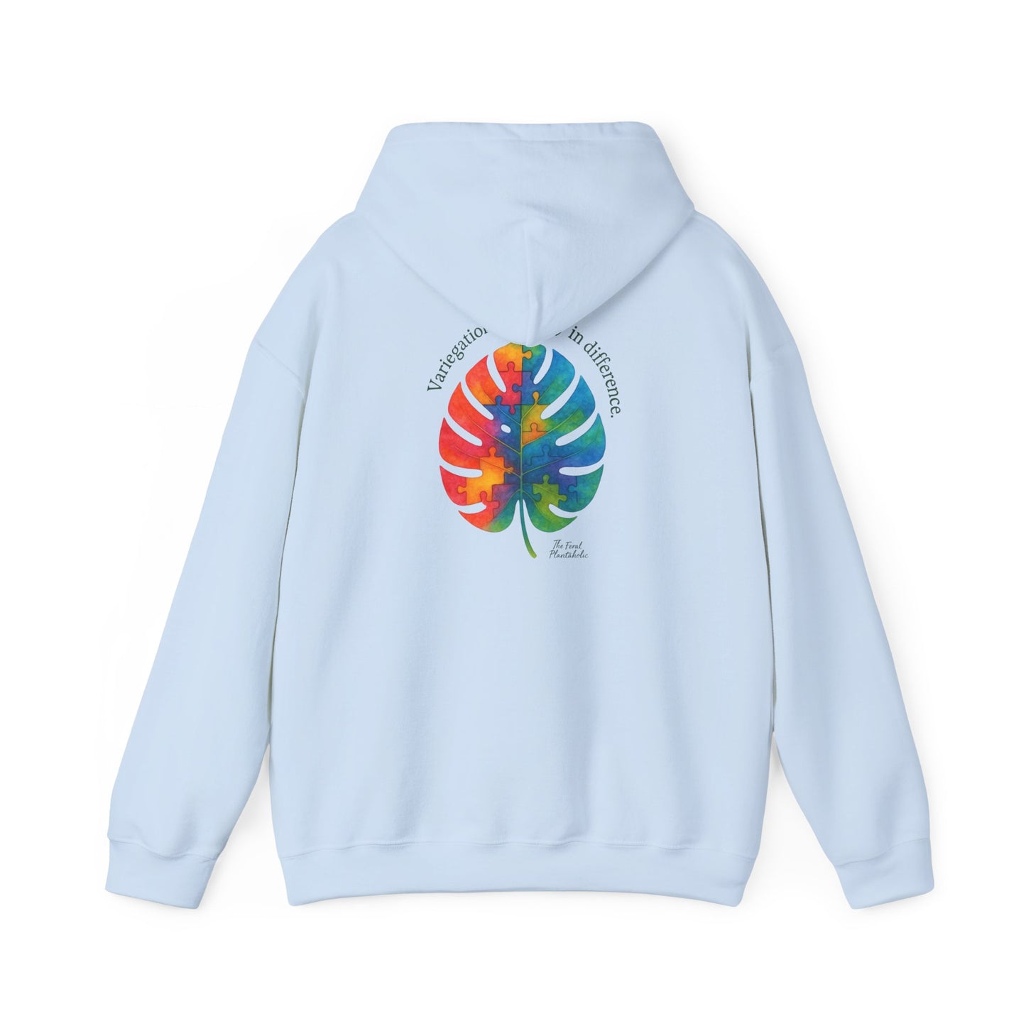 Tropical Vibes Hoodie | Unisex Heavy Blend™ Hooded Sweatshirt, Colorful Leaf Design, Cozy Gift, Casual Wear, Summer Essentials