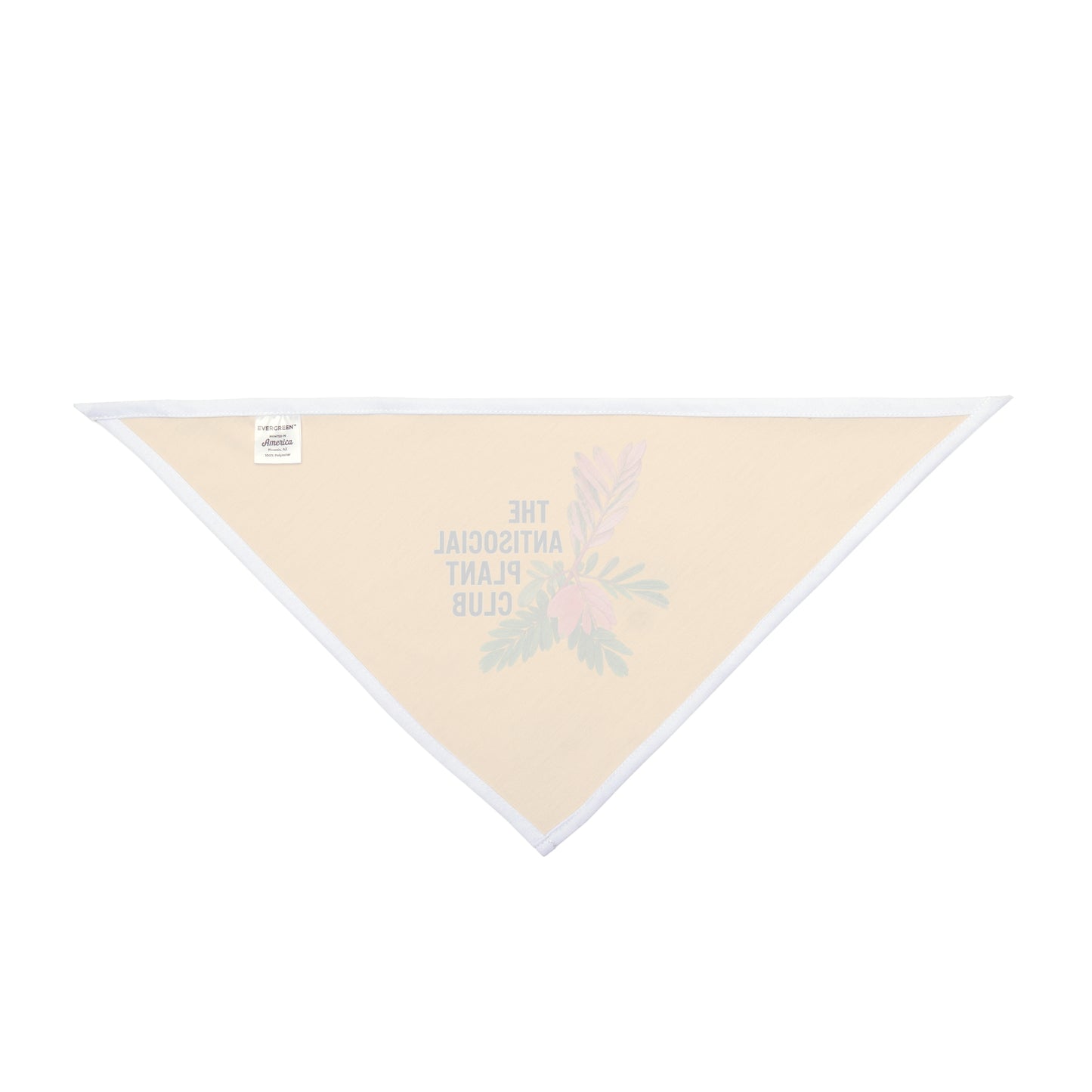 Pet Bandana — "The Antisocial Plant Club" Floral Dog & Cat Bandana, Yellow