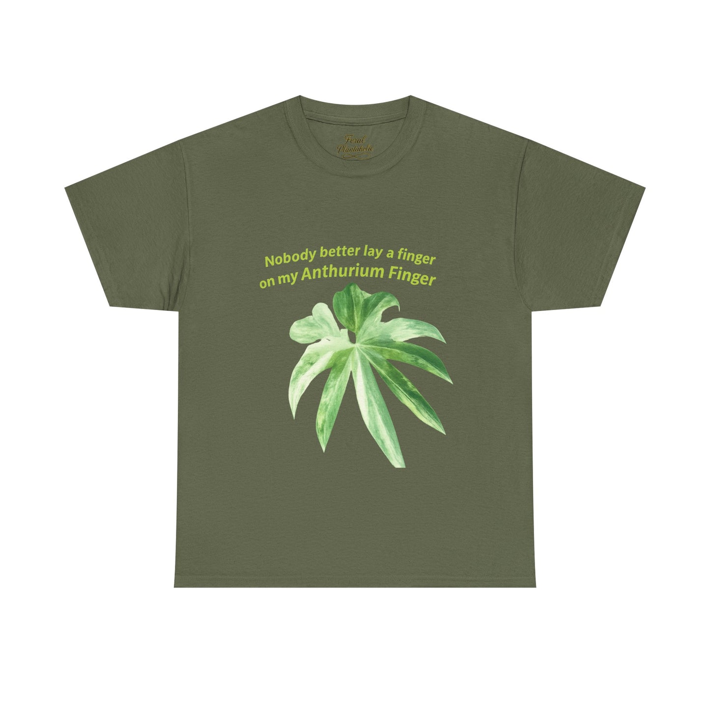 Anthurium Finger T-Shirt — Botanical Plant Lover Tee