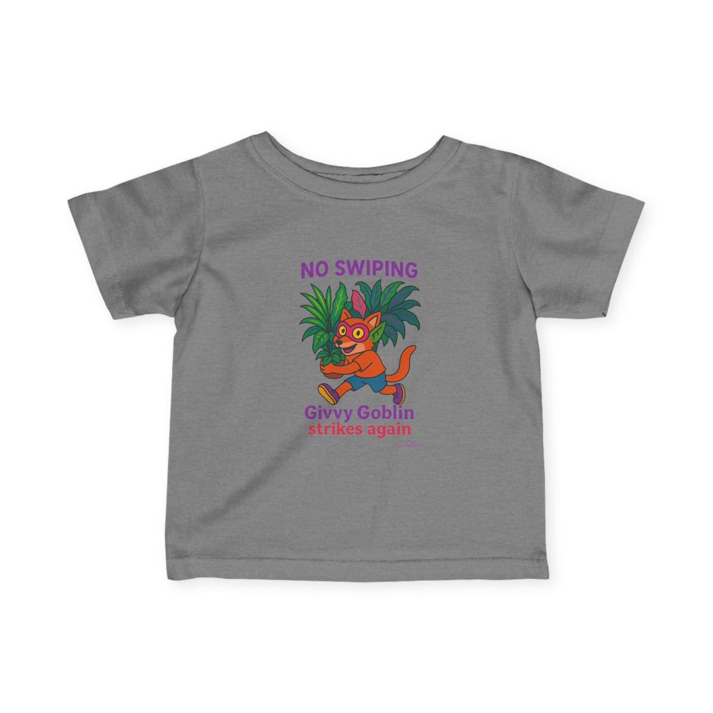 Playful Infant Tee with Goblin Design, Cute Baby Shirt, Fun Toddler Top, Gift for Kids, Nursery Decor, Playful Clothing