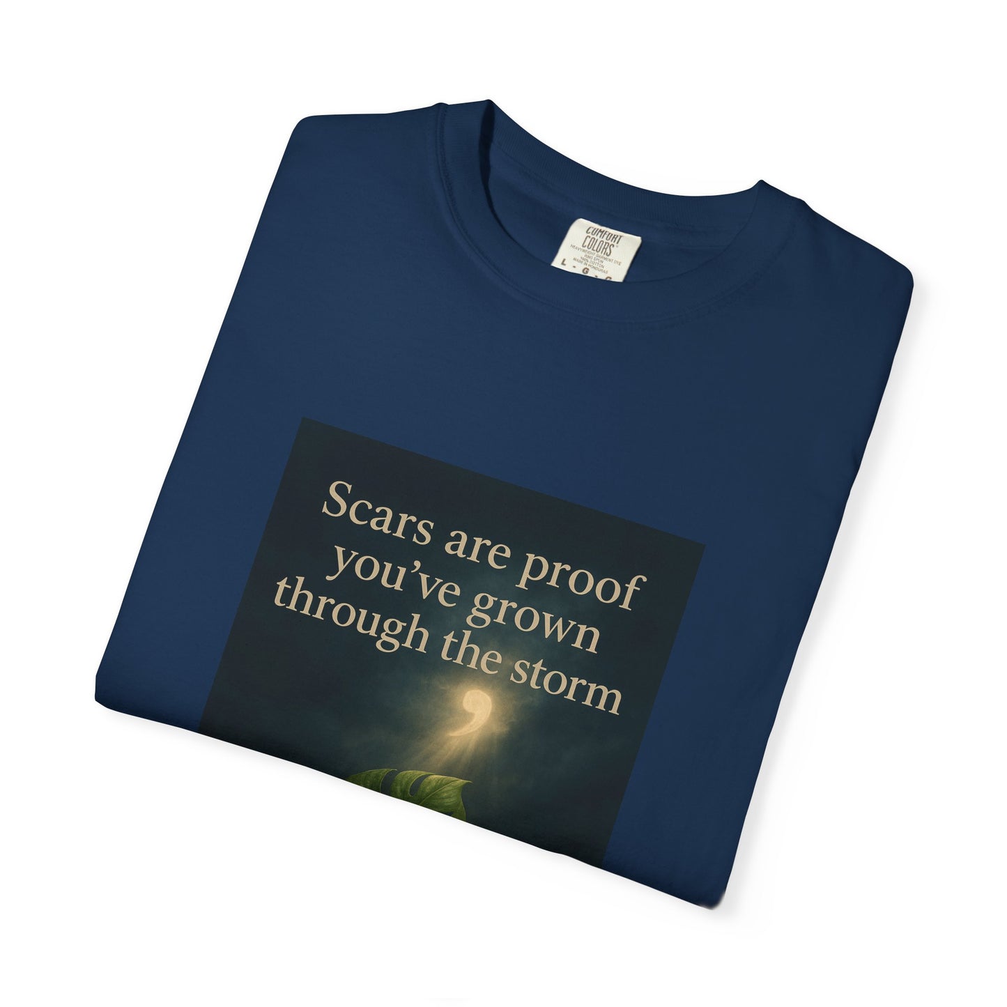 Inspiring Growth T-Shirt - Scars are Proof, Perfect for Motivational Gifts, Self-Care, Encouragement, Unisex Apparel