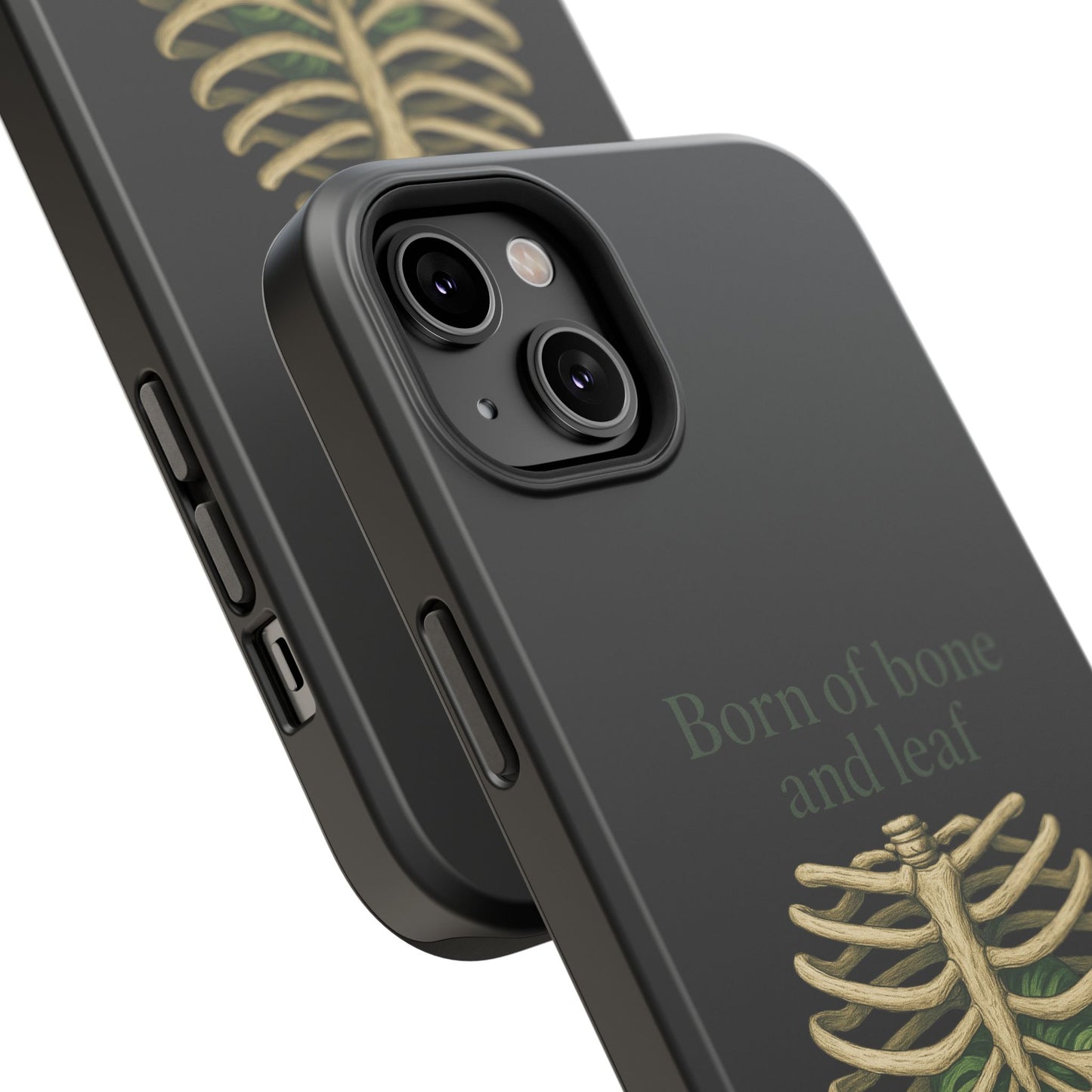 Born of Bone and Leaf Phone Case — Impact-Resistant iPhone Cover
