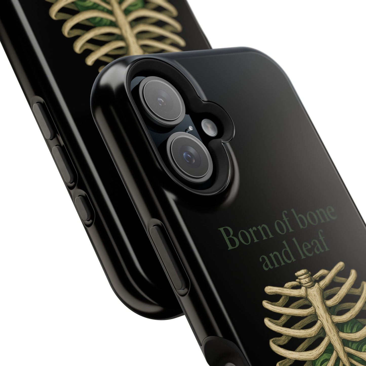 Born of Bone and Leaf Phone Case — Impact-Resistant iPhone Cover