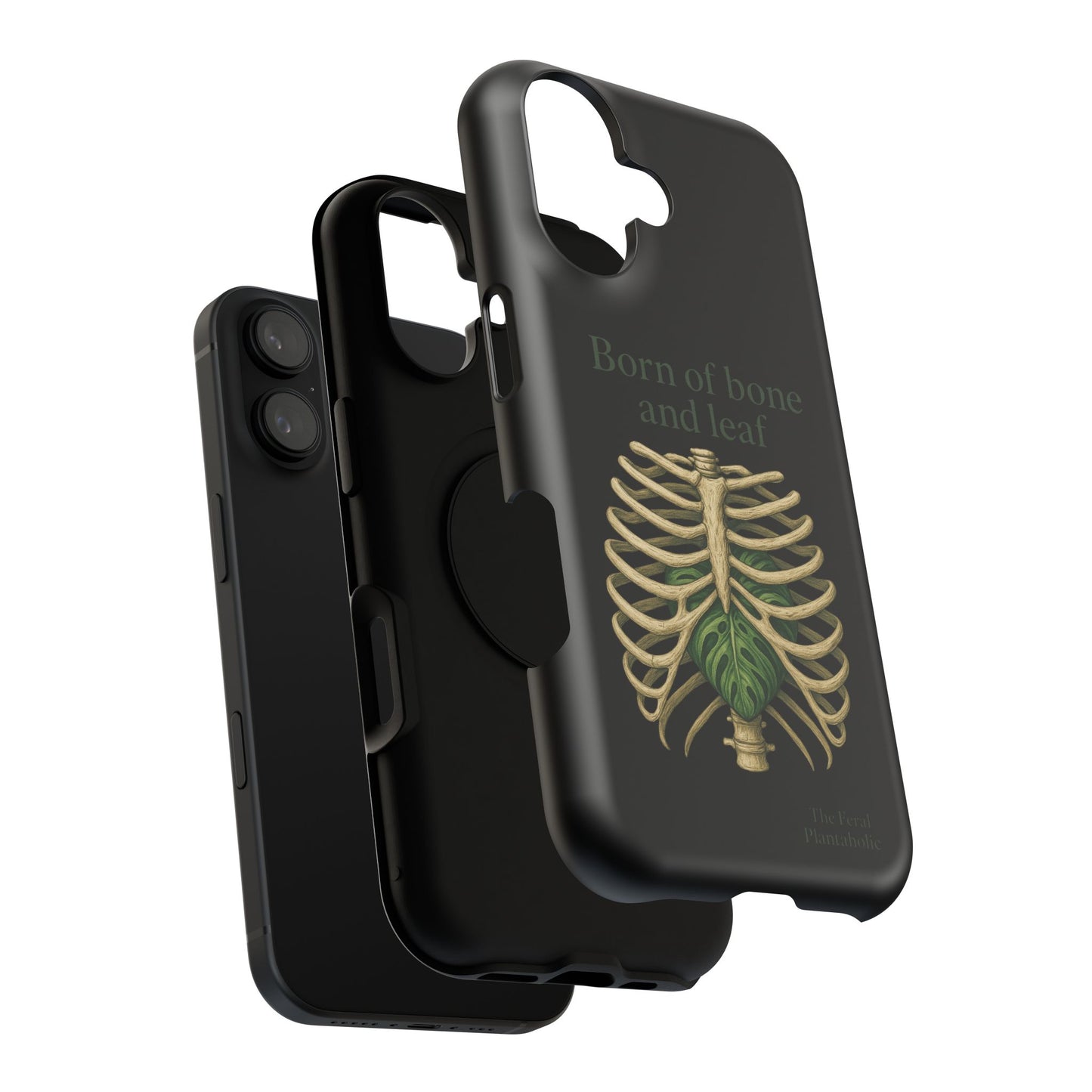 Born of Bone and Leaf Phone Case — Impact-Resistant iPhone Cover