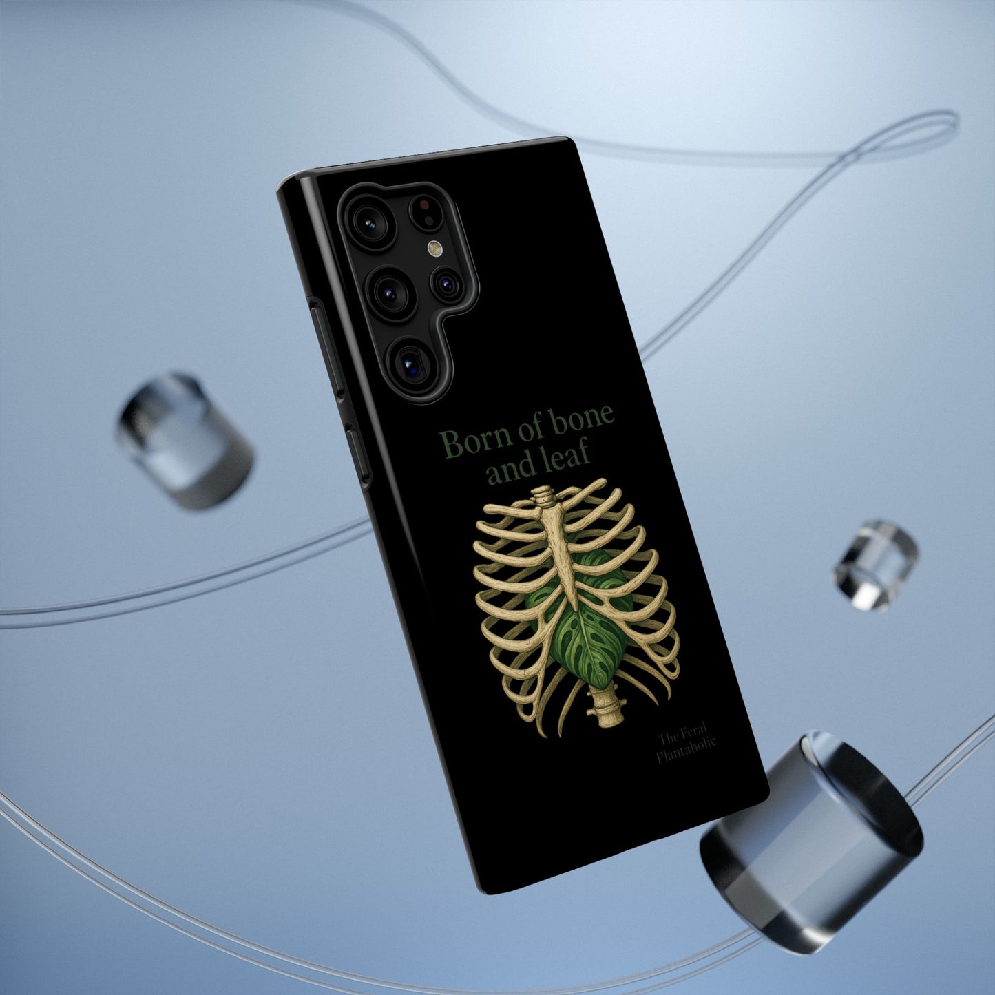 Born of Bone and Leaf Phone Case — Impact-Resistant iPhone Cover