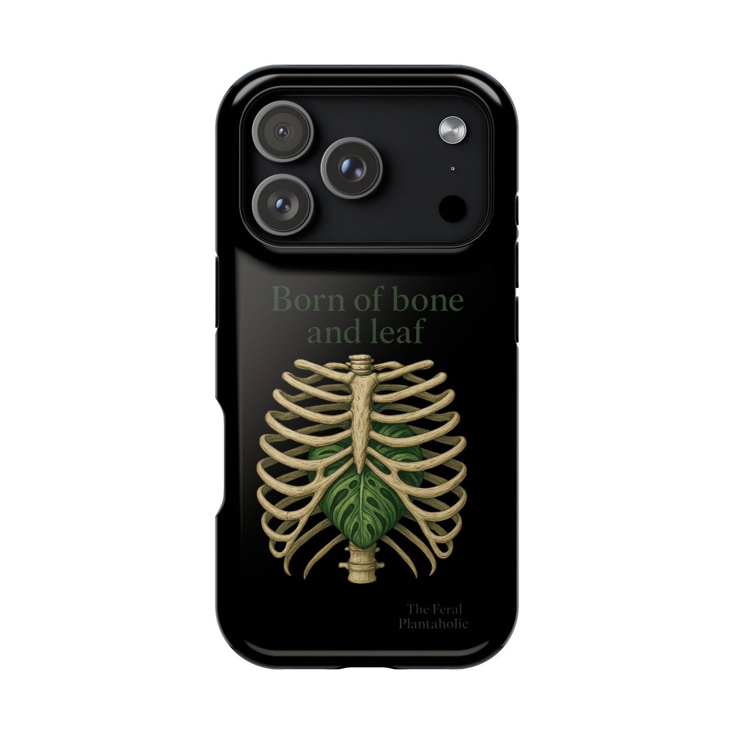 Born of Bone and Leaf Phone Case — Impact-Resistant iPhone Cover