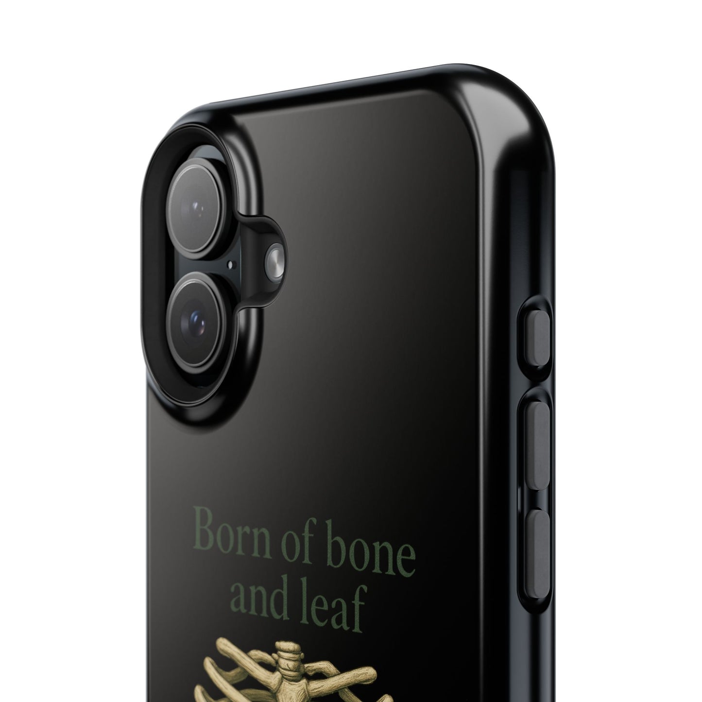 Born of Bone and Leaf Phone Case — Impact-Resistant iPhone Cover