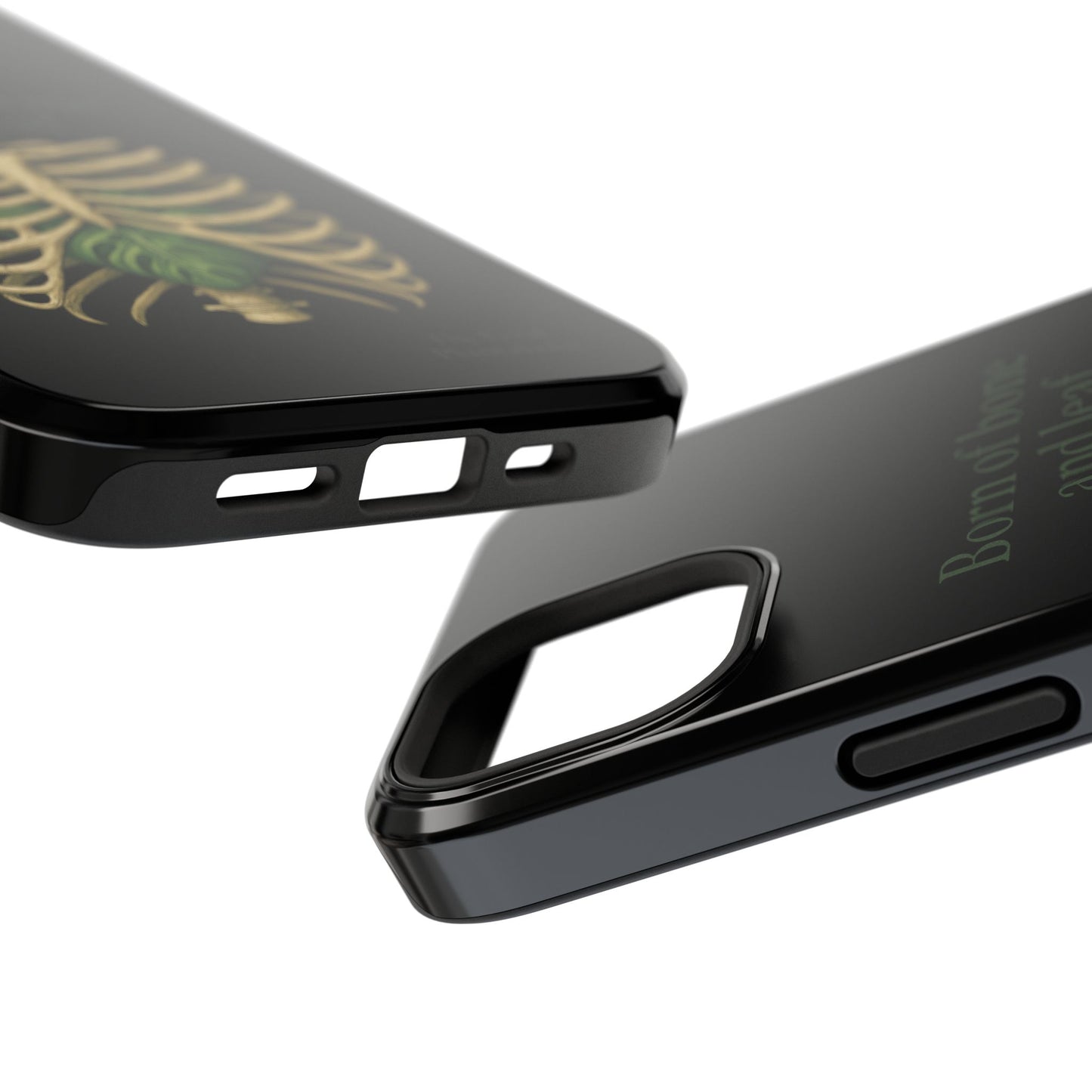 Born of Bone and Leaf Phone Case — Impact-Resistant iPhone Cover