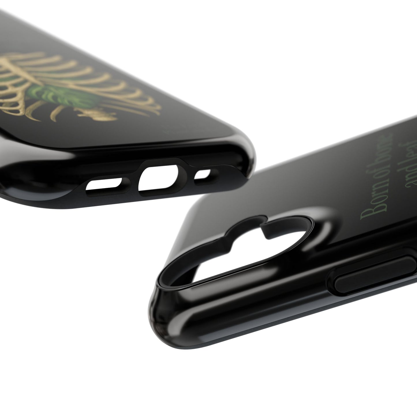 Born of Bone and Leaf Phone Case — Impact-Resistant iPhone Cover