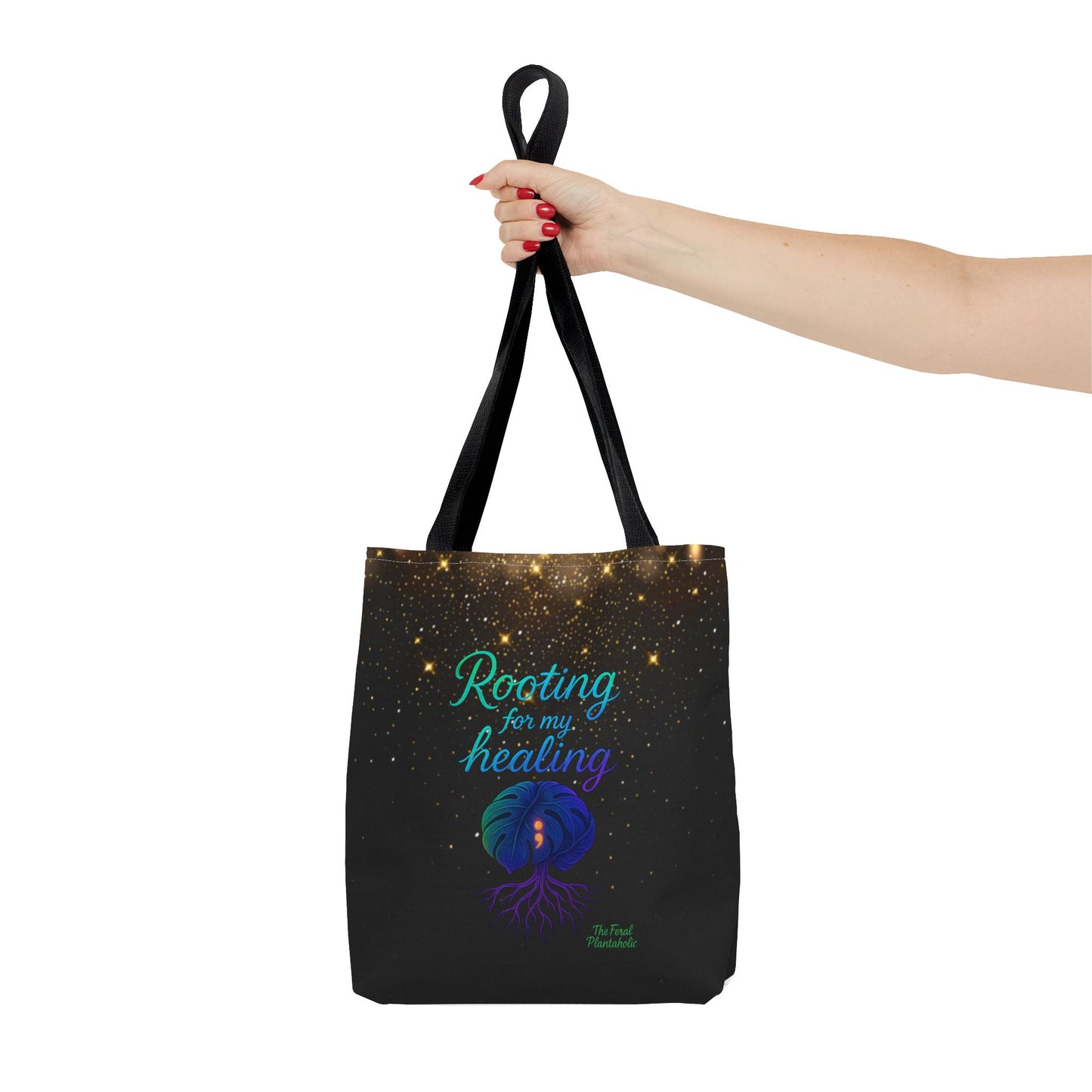 Healing Affirmation Tote Bag, Empowering Tote, Gift for Wellness, Inspirational Bag, Motivational Tote, Self-Care Accessory
