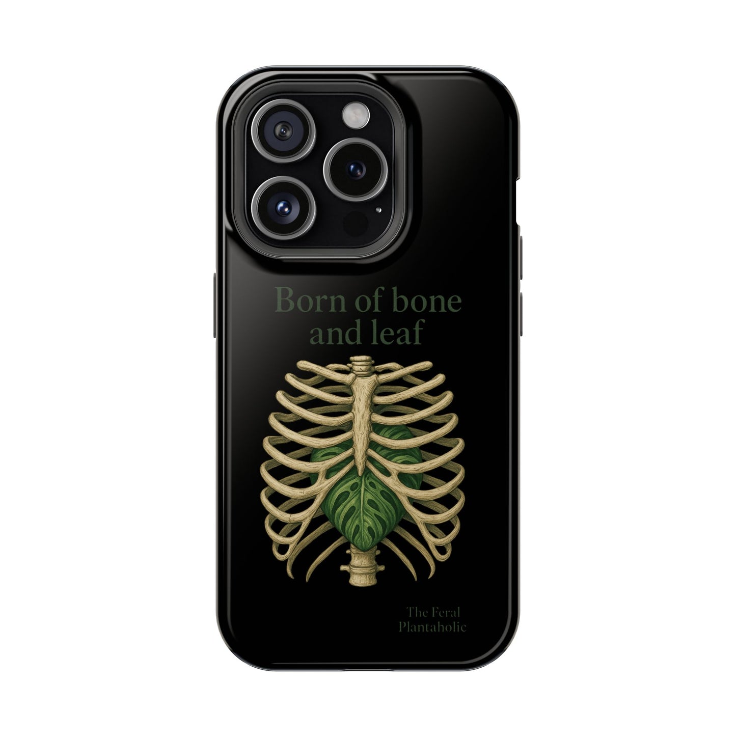 Born of Bone and Leaf Phone Case — Impact-Resistant iPhone Cover