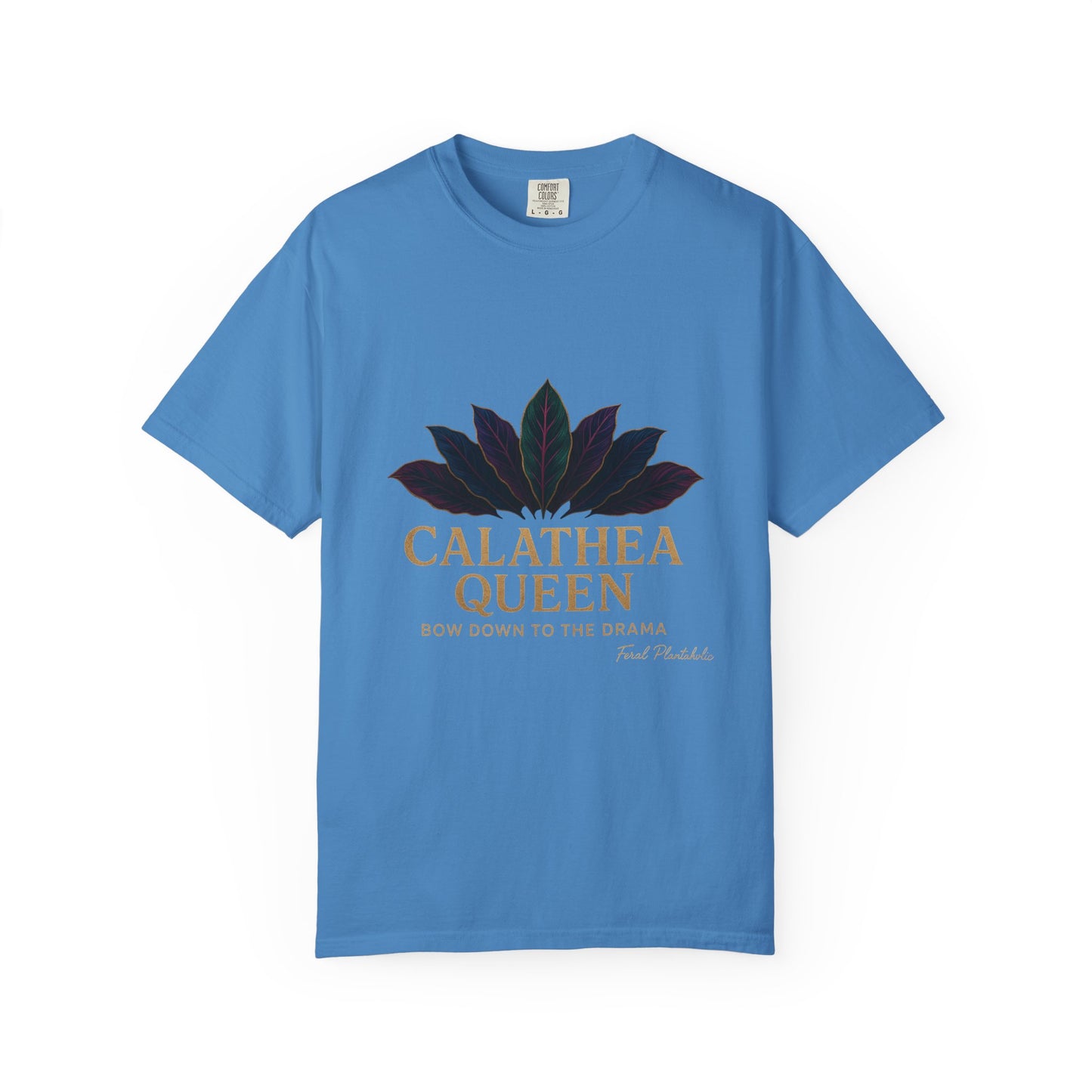 Calathea Queen T-Shirt | Unisex Plant Lover Tee, Botanical Gift, Houseplant Apparel, Nature Lover Wear, Eco-Friendly Statement Top