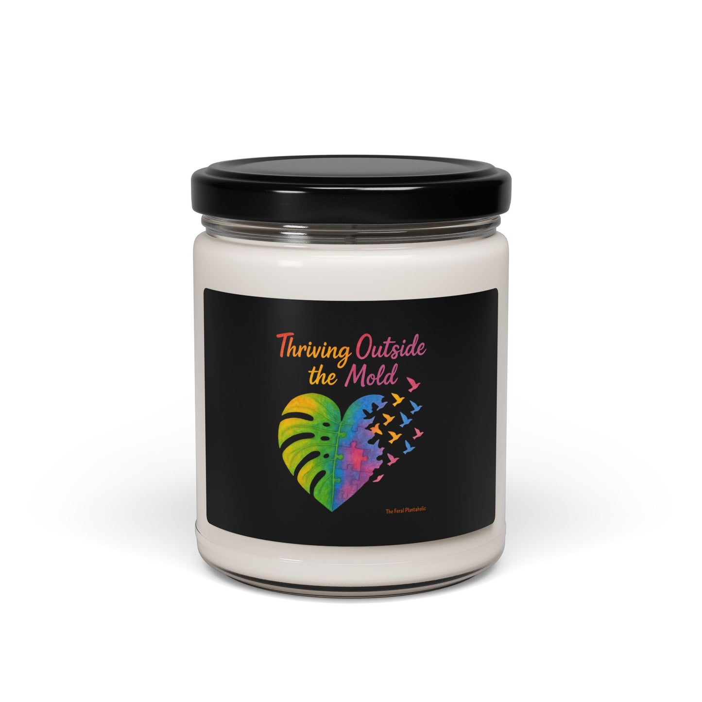 Vibrant Scented Soy Candle, A Touch of Inspiration for Home, Gift for Wellness, Relaxation, Aromatherapy
