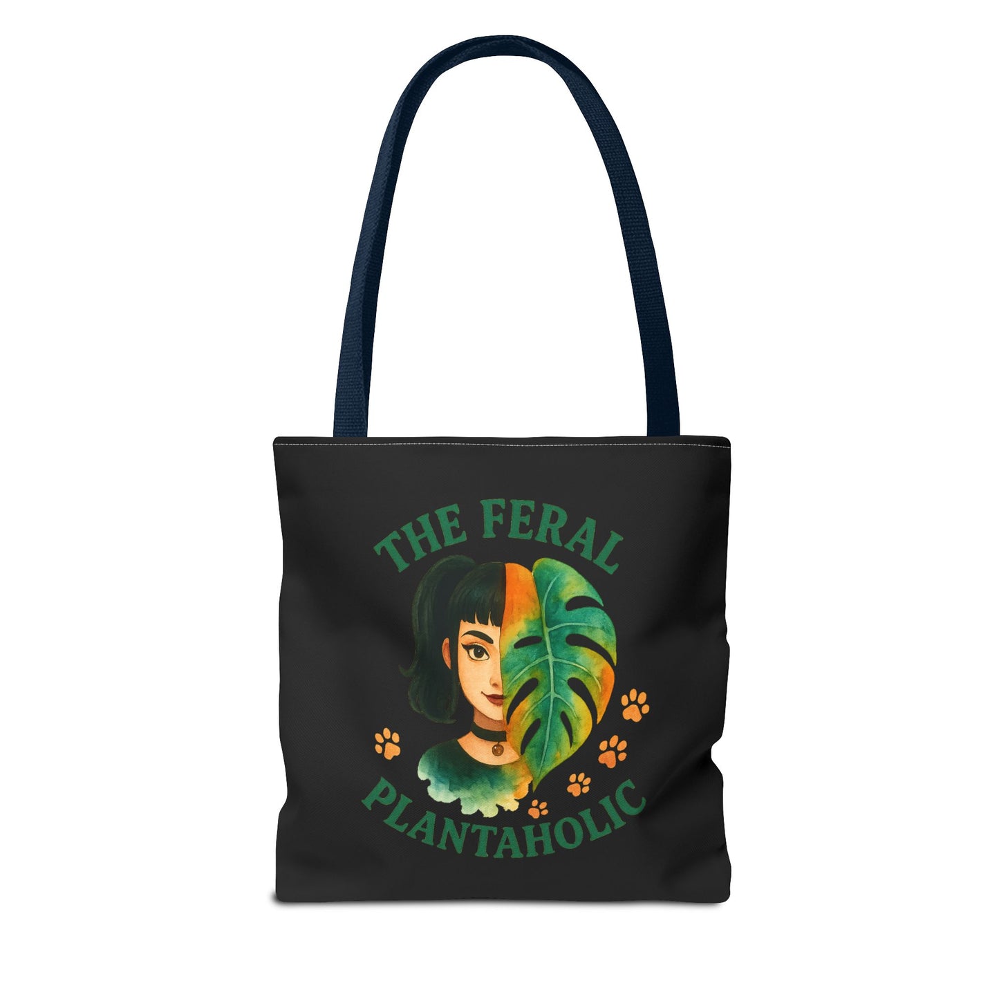 Feral Plantaholic Tote Bag - Eco-Friendly Shopper, Garden Lover Gift, Plant Enthusiast Bag, Botanical Art Tote, Green Thumb Accessory