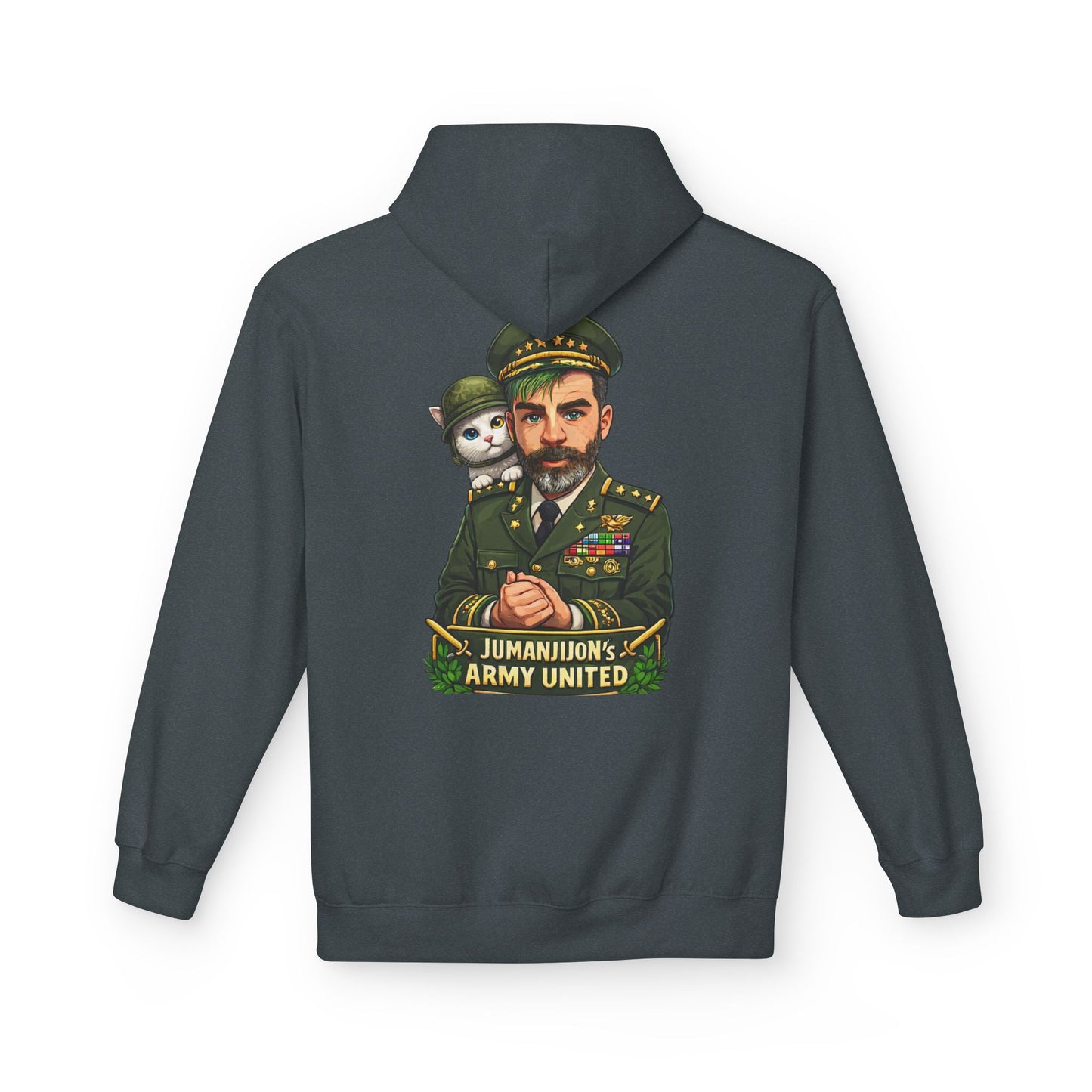 JUMANGIJON ARMY Hoodie — Jumanjiun’s Army United Graphic Hoodie (White)