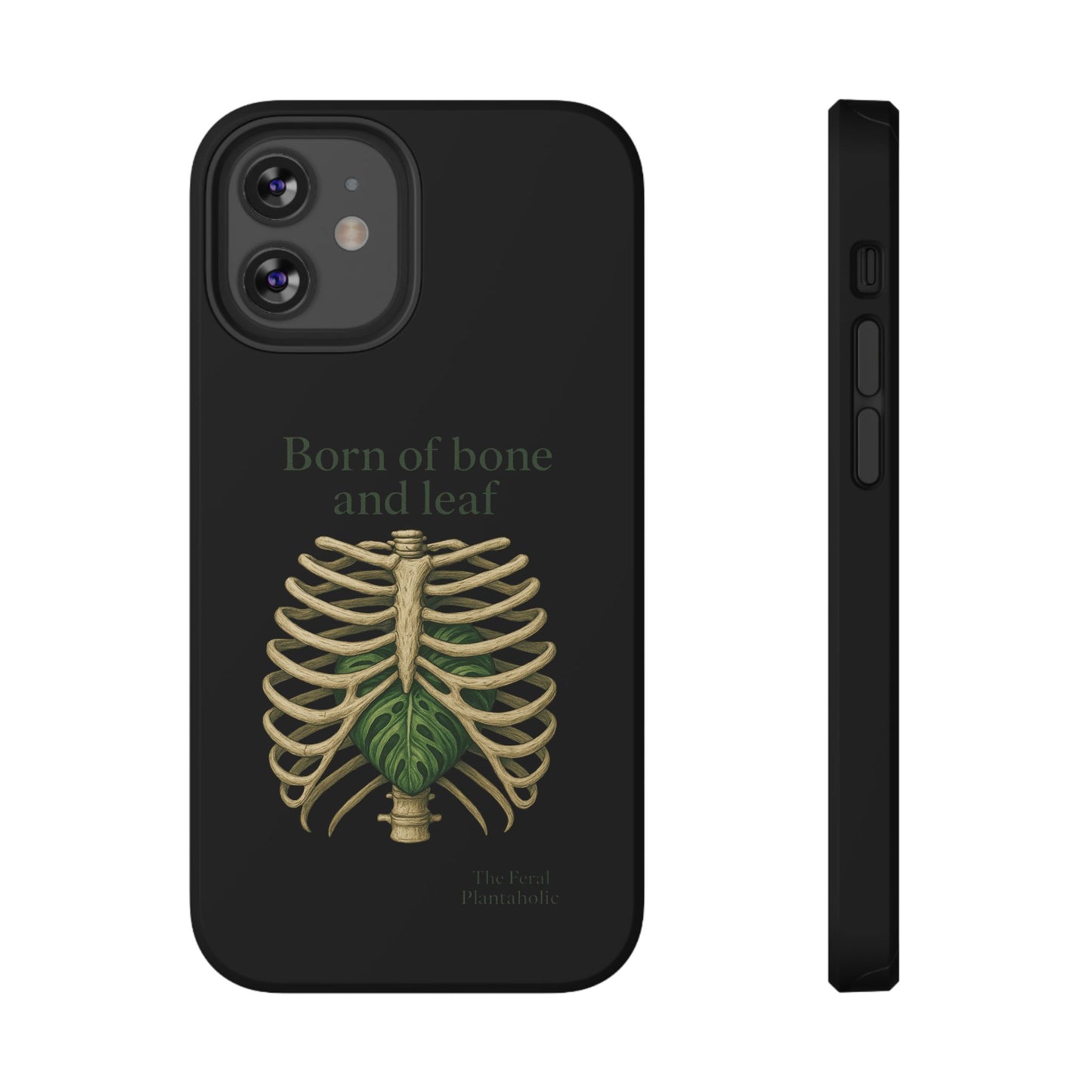 Born of Bone and Leaf Phone Case — Impact-Resistant iPhone Cover