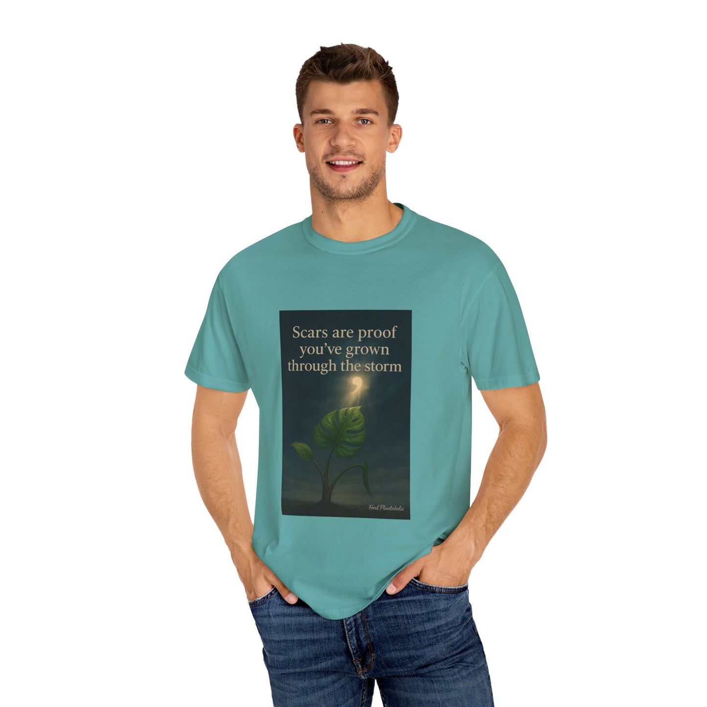 Inspiring Growth T-Shirt - Scars are Proof, Perfect for Motivational Gifts, Self-Care, Encouragement, Unisex Apparel