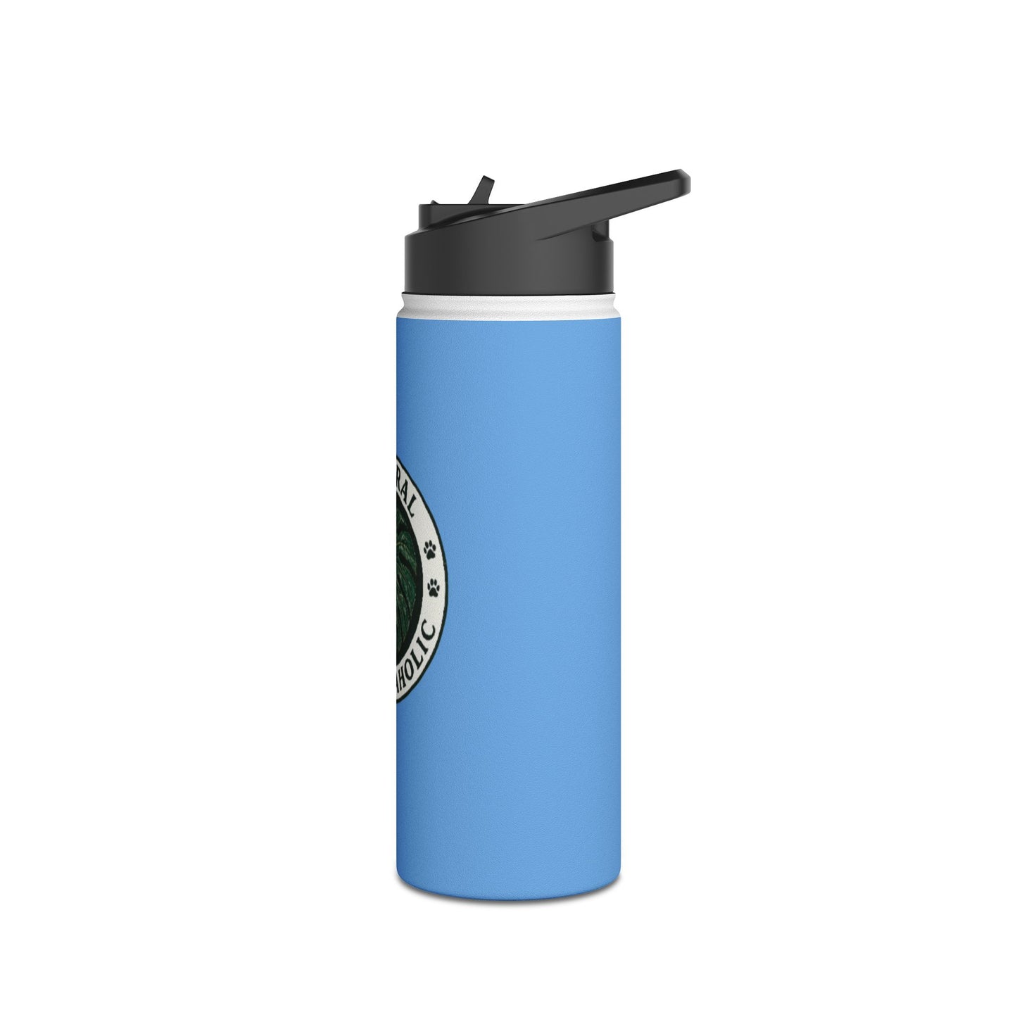 Eco-Friendly Plantaholic Water Bottle, Sustainable Hydration, Gift for Garden Lovers, Adventure Travel, Stylish Drinkware