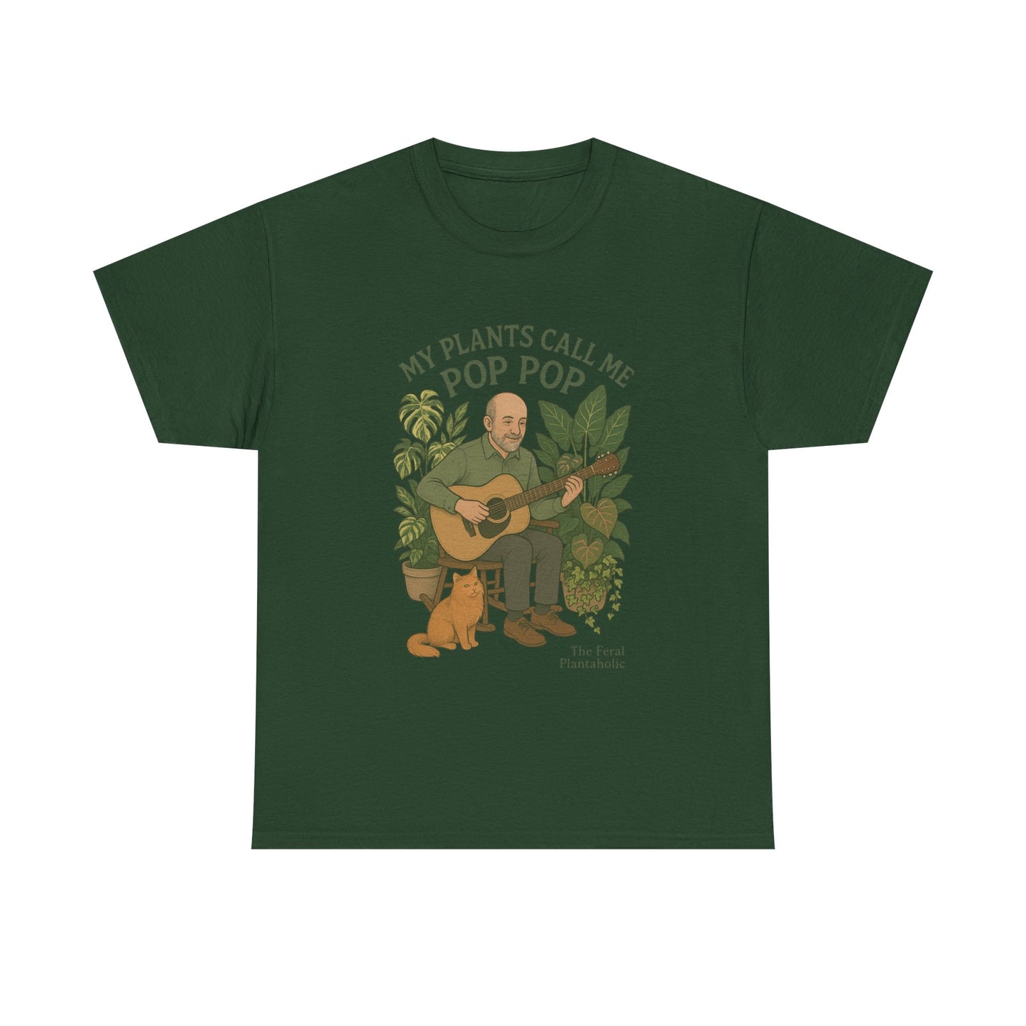 My Plants Call Me Pop Pop Tee, Unisex Cotton Shirt for Plant Lovers, Gift for Father's Day, Gardening T-Shirt, Casual Everyday Wear, [...]