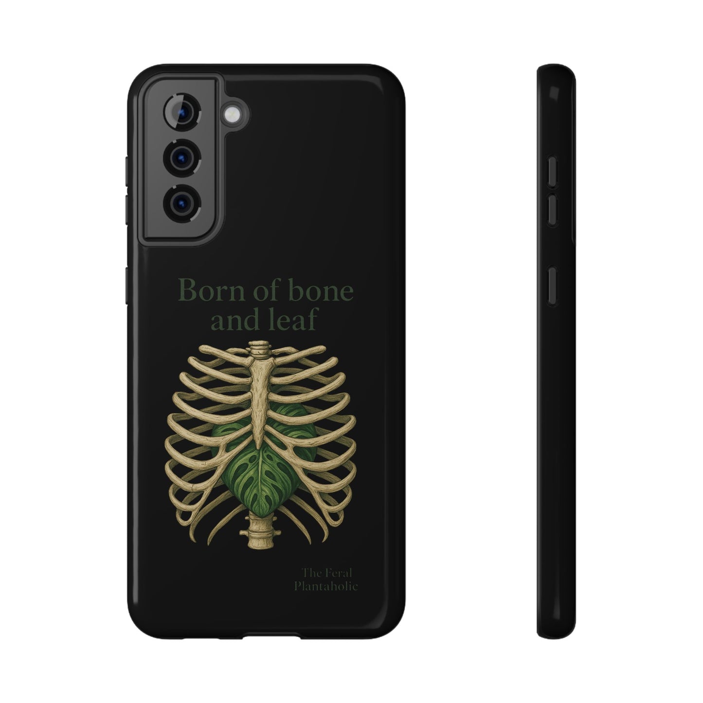 Born of Bone and Leaf Phone Case — Impact-Resistant iPhone Cover