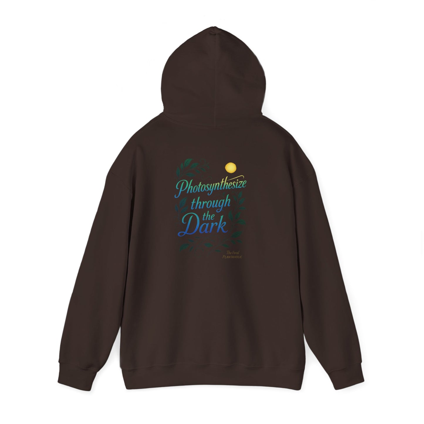 Eco-Friendly Graphic Hoodie for Nature Lovers - 'Photosynthesize through the Dark', Cozy Sweatshirt for Earth Day, Gift for Plant [...]