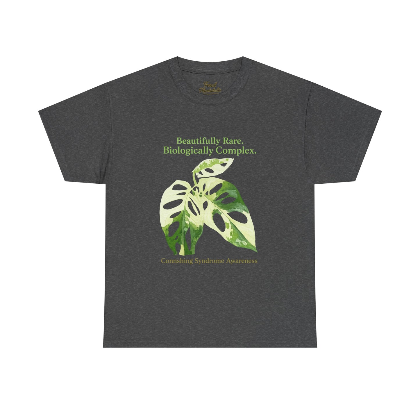 Monstera 'Beautifully Rare' Awareness Tee — Cornelia de Lange Syndrome