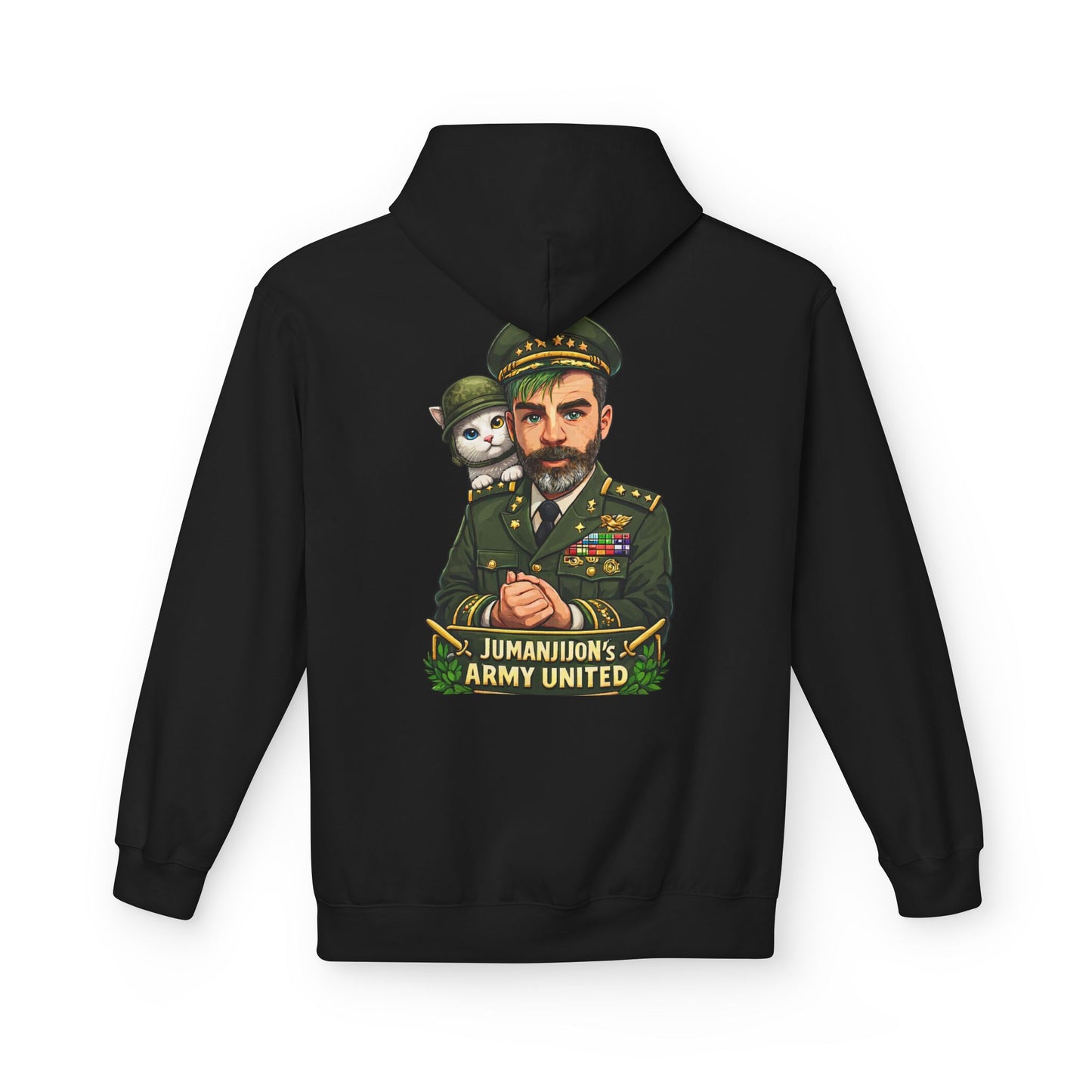 JUMANGIJON ARMY Hoodie — Jumanjiun’s Army United Graphic Hoodie (White)