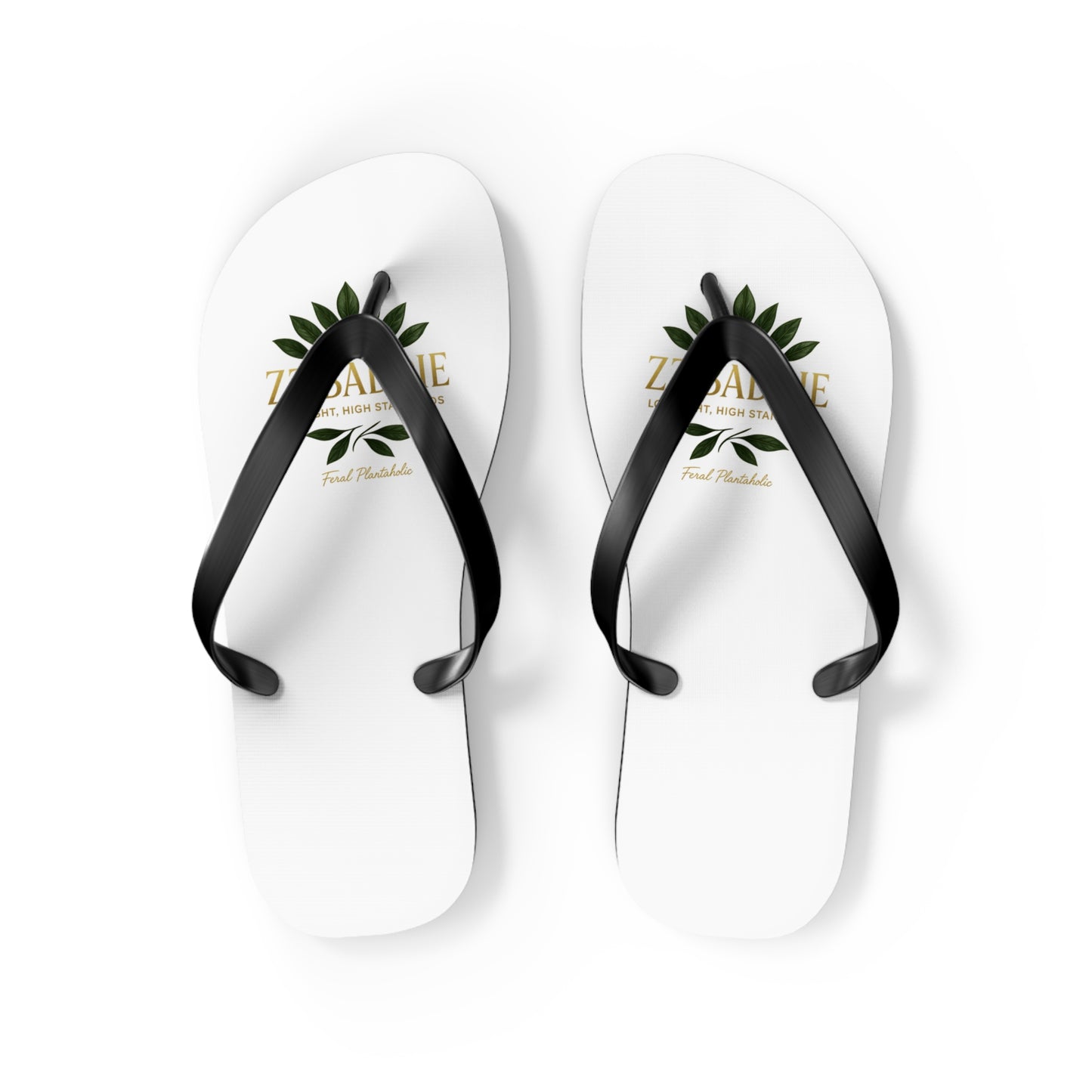 Tropical Flip Flops for Summer Vibes | Beachwear, Vacation Footwear, Casual Slippers, Outdoor Sandals, Custom Footwear