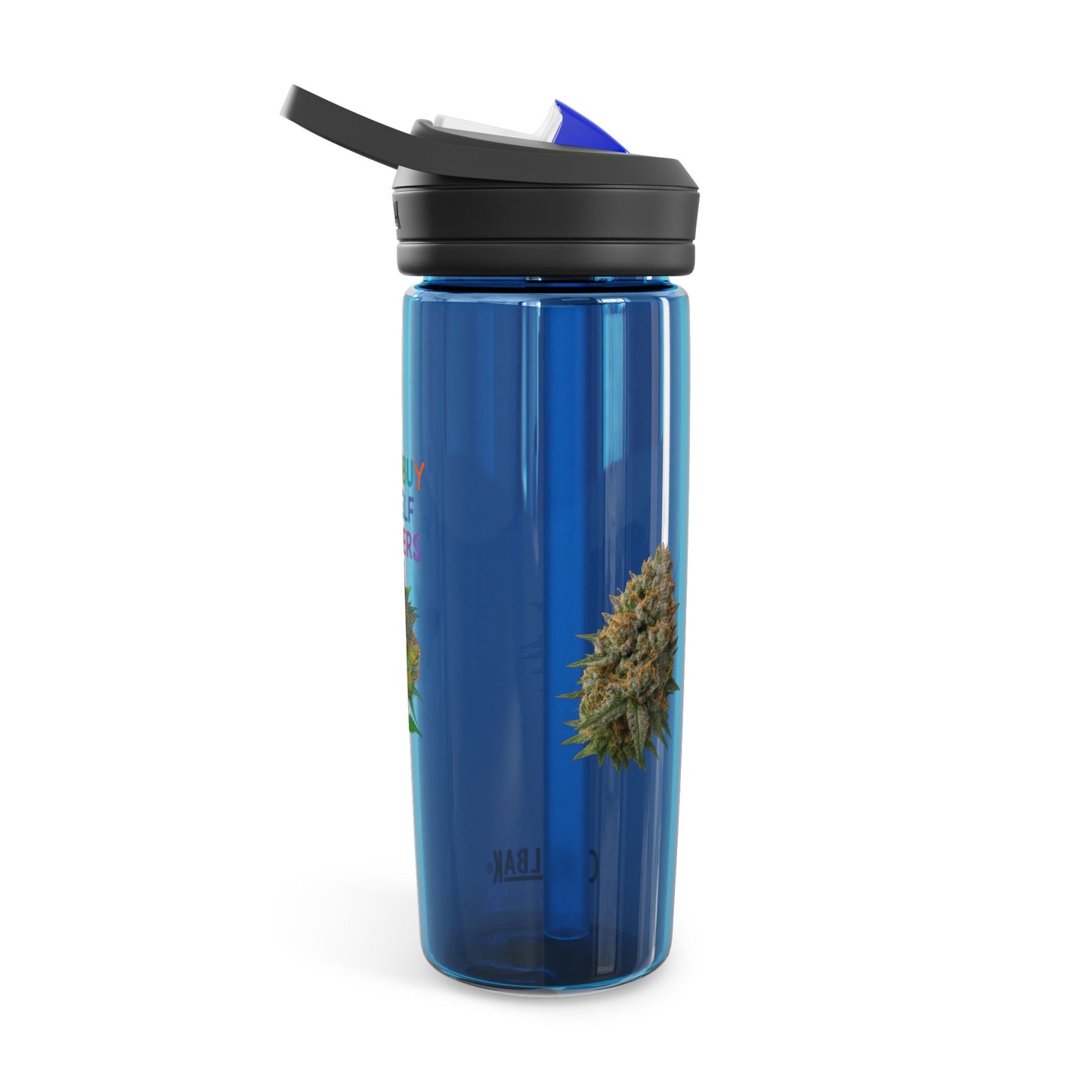 I Can Buy Myself Flowers CamelBak Water Bottle — 20/25oz Clear Motivational Hydration Bottle